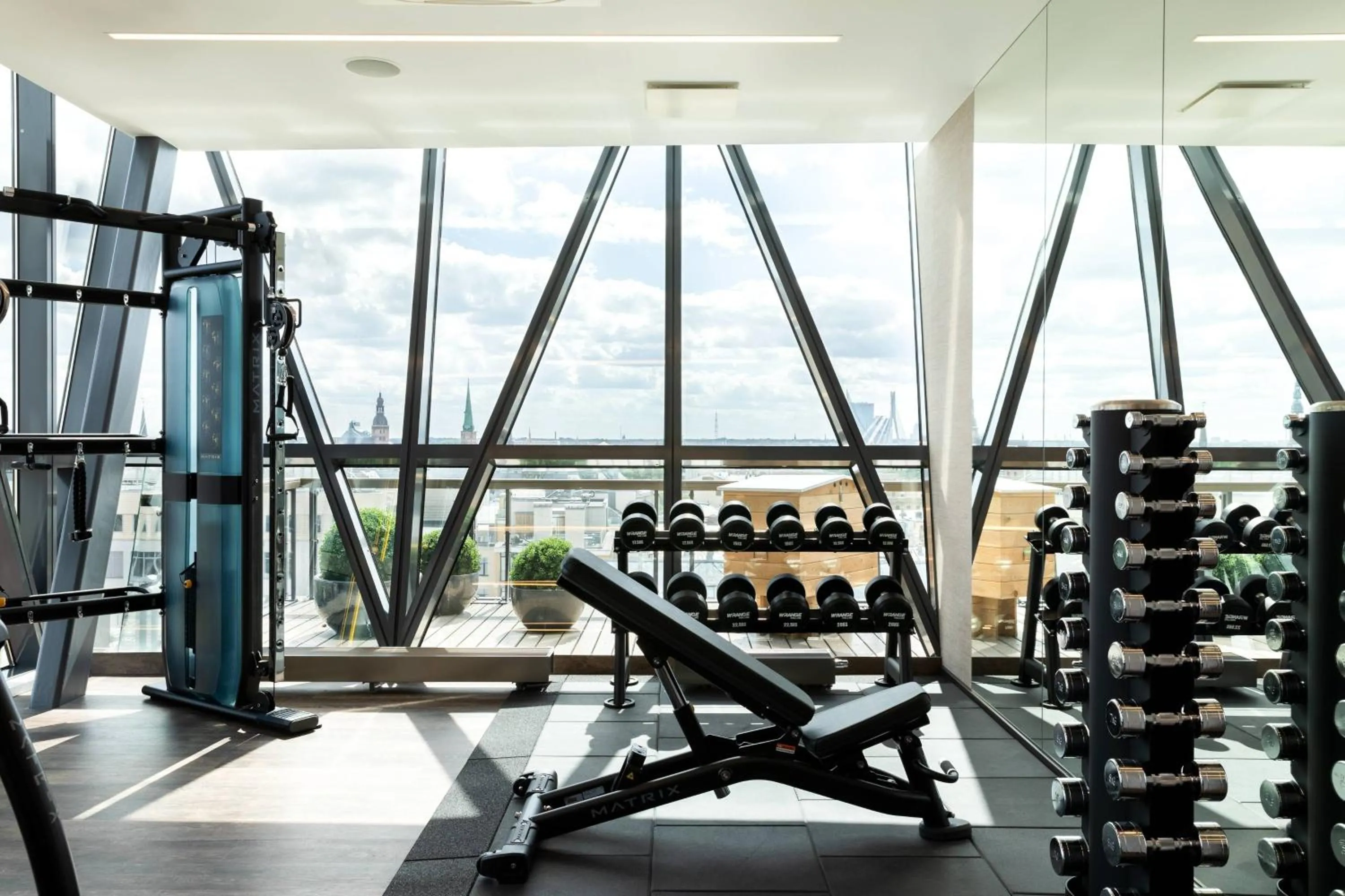 Fitness centre/facilities in AC Hotel by Marriott Riga