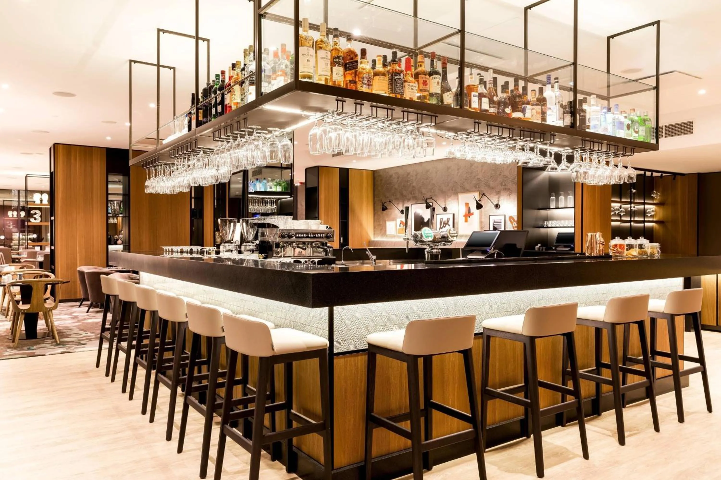 Lounge or bar in AC Hotel by Marriott Riga
