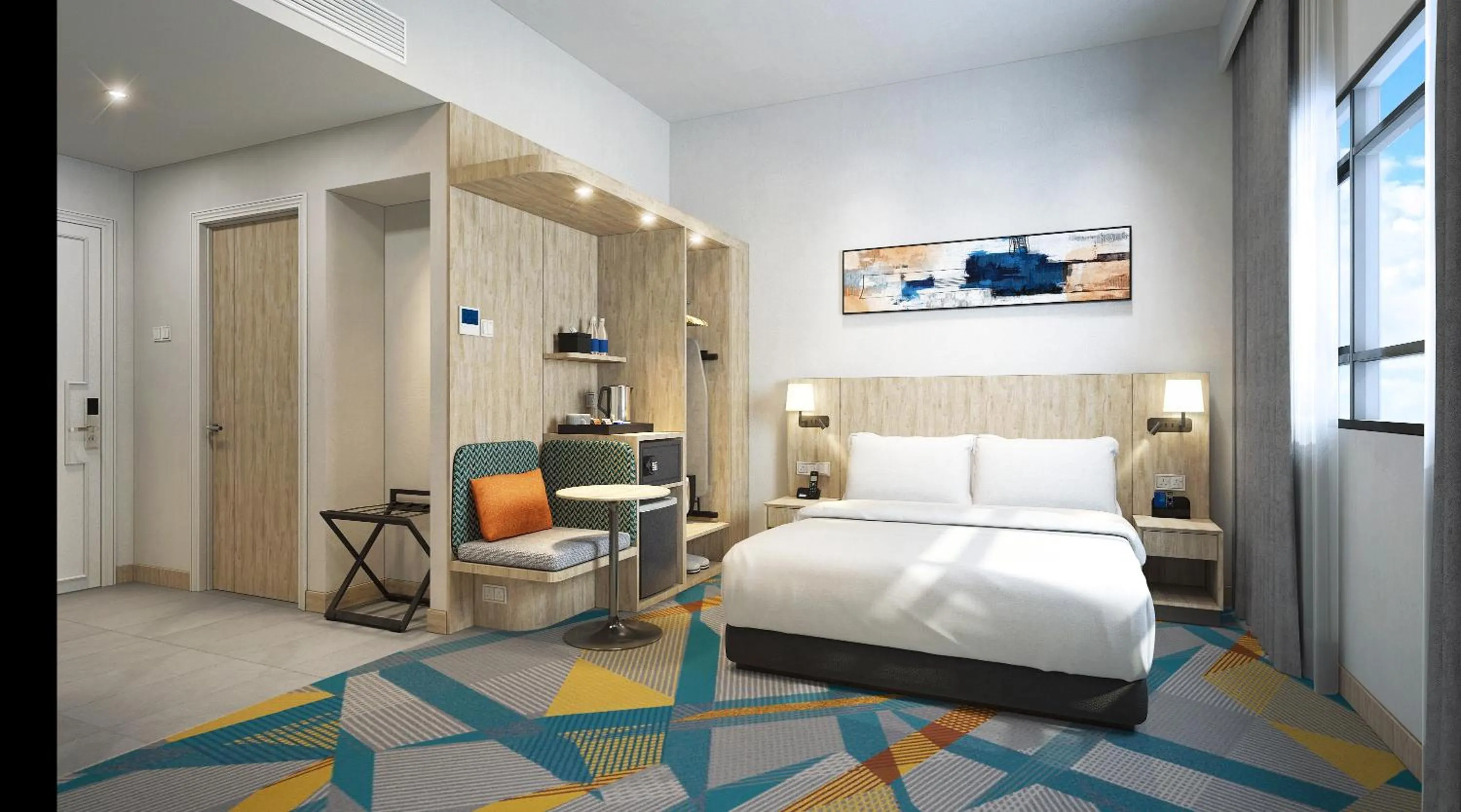 Bedroom, Bed in Holiday Inn Express & Suites Singapore Novena by IHG