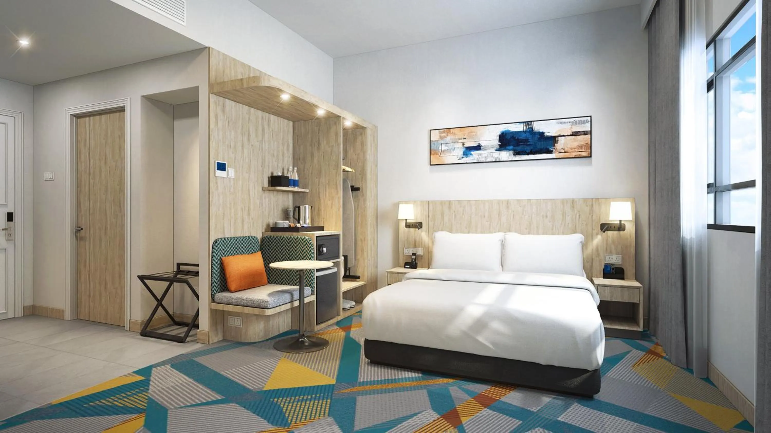 Photo of the whole room, Bed in Holiday Inn Express & Suites Singapore Novena by IHG