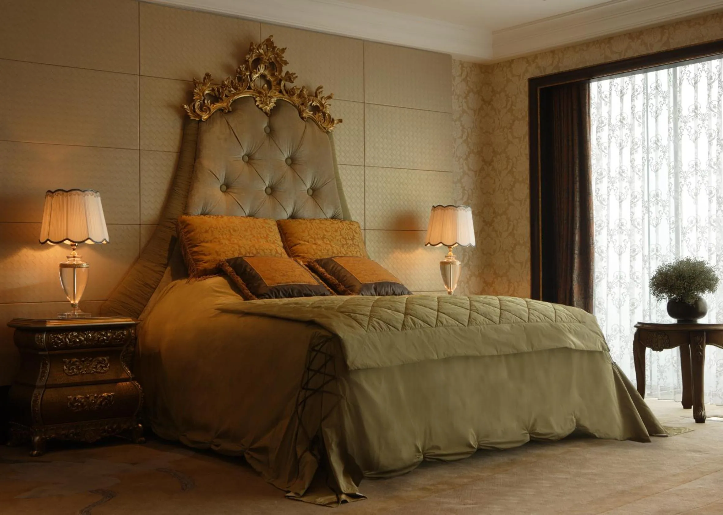 Bedroom, Bed in InterContinental Dalian by IHG