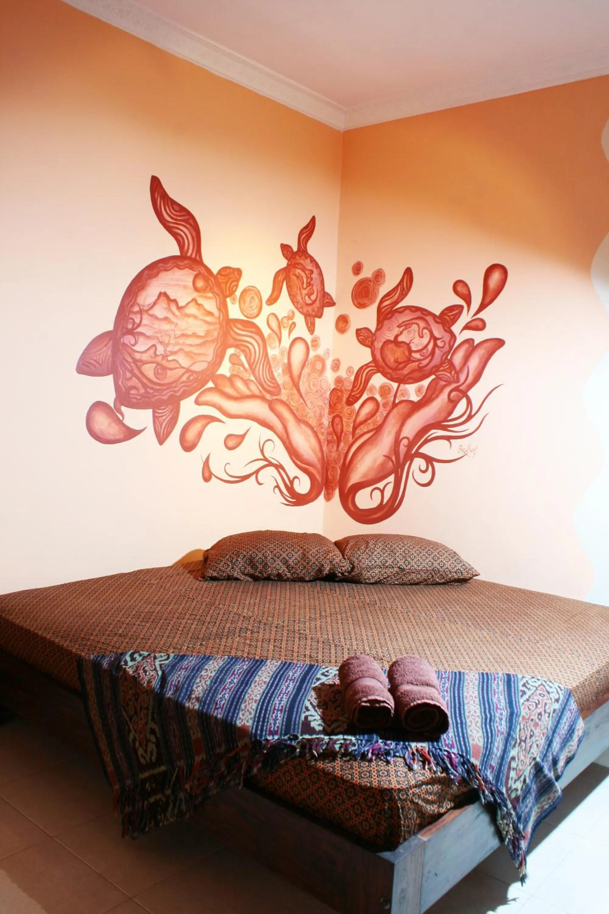 Text overlay in Hotel 1001 Malam