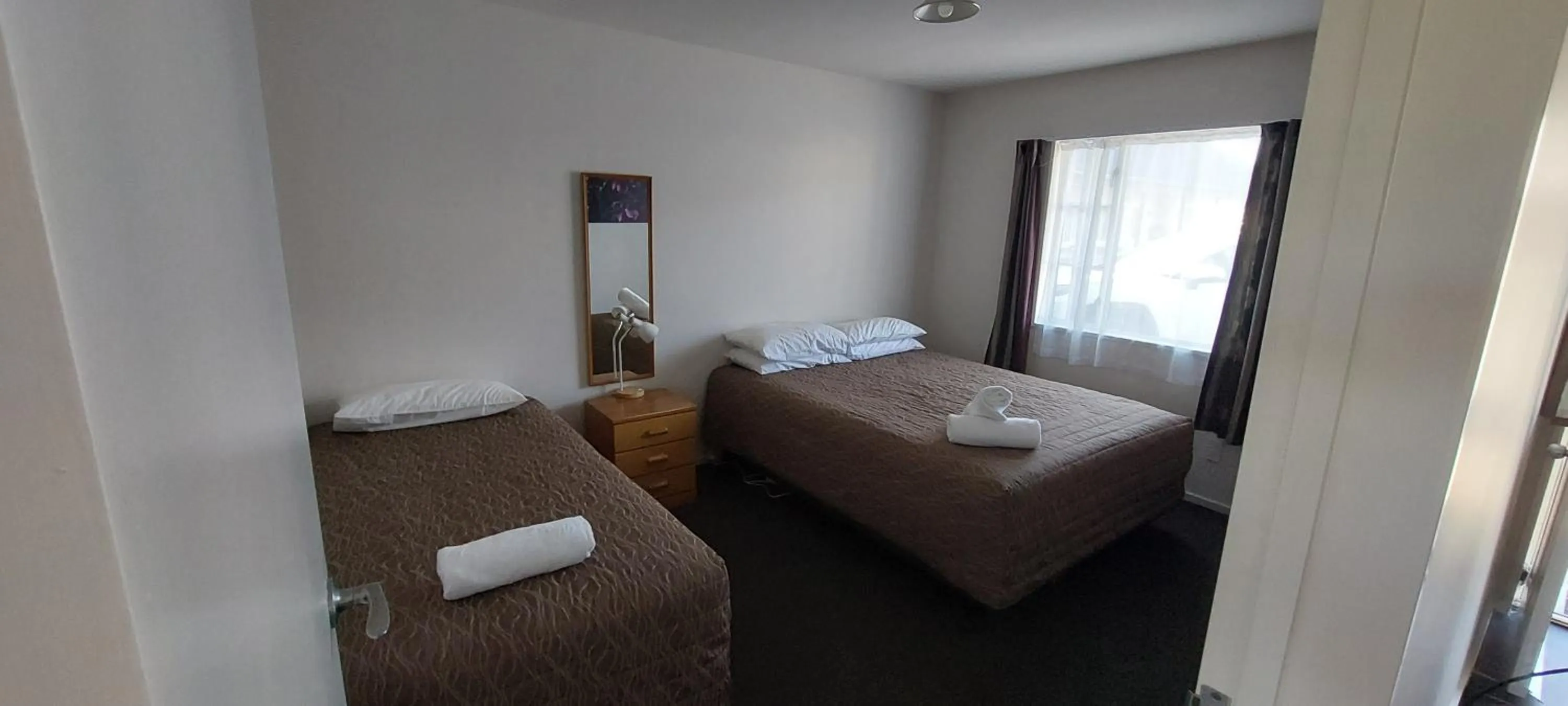 Bed in Fitzherbert Court Motel