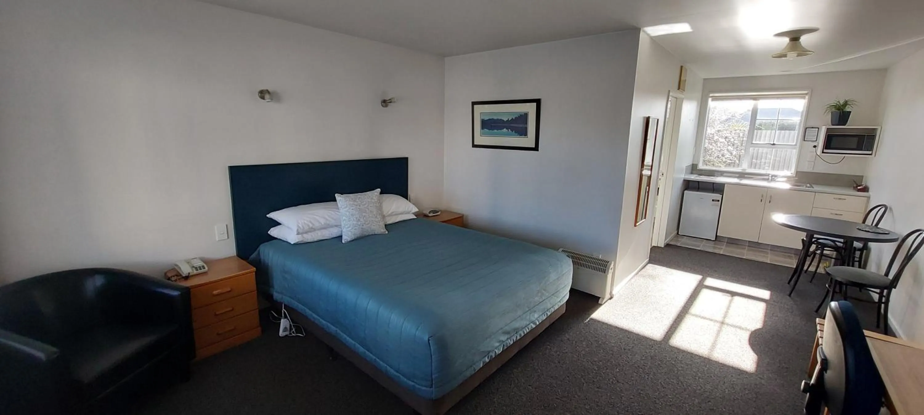 Bed in Fitzherbert Court Motel