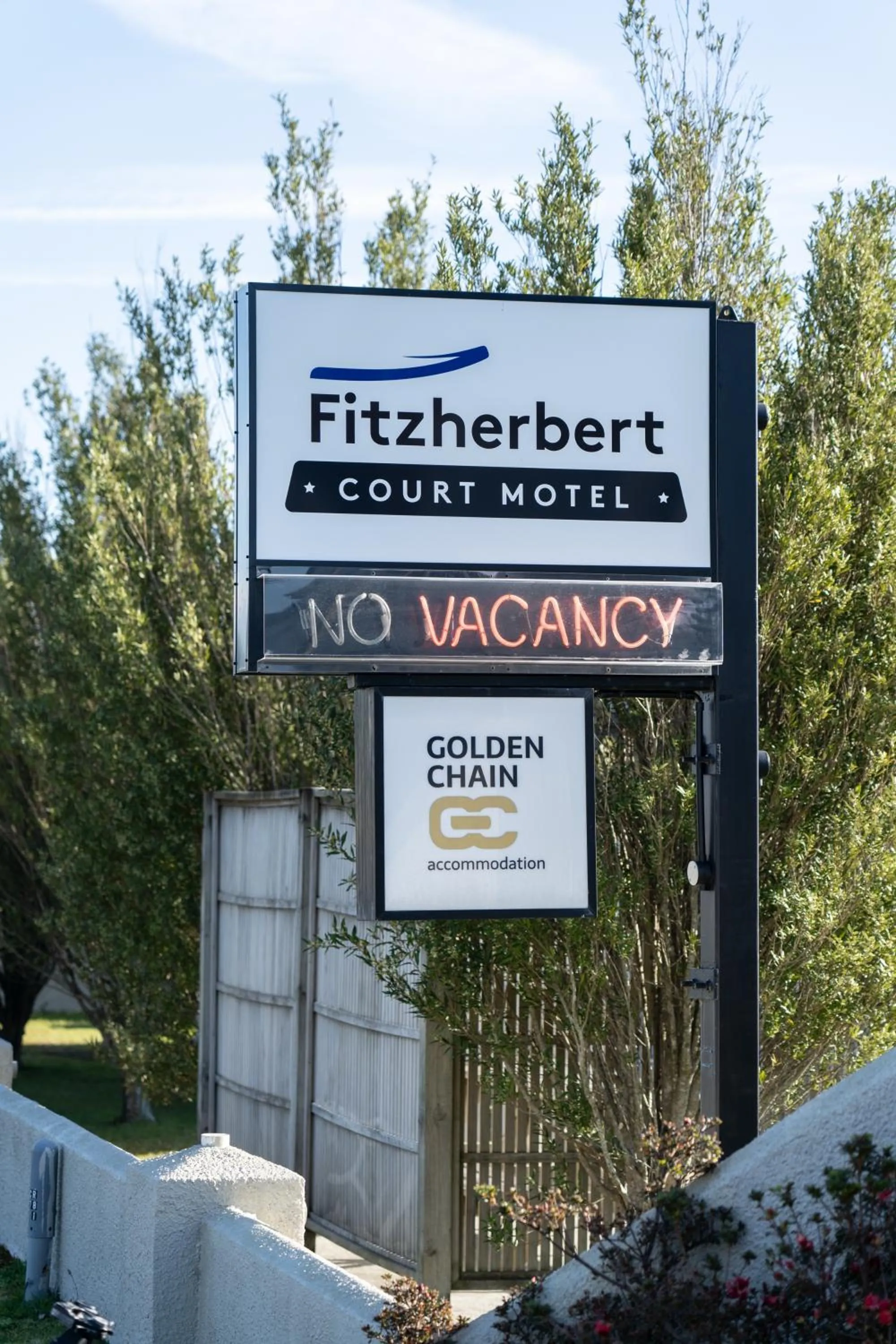 Property logo or sign in Fitzherbert Court Motel