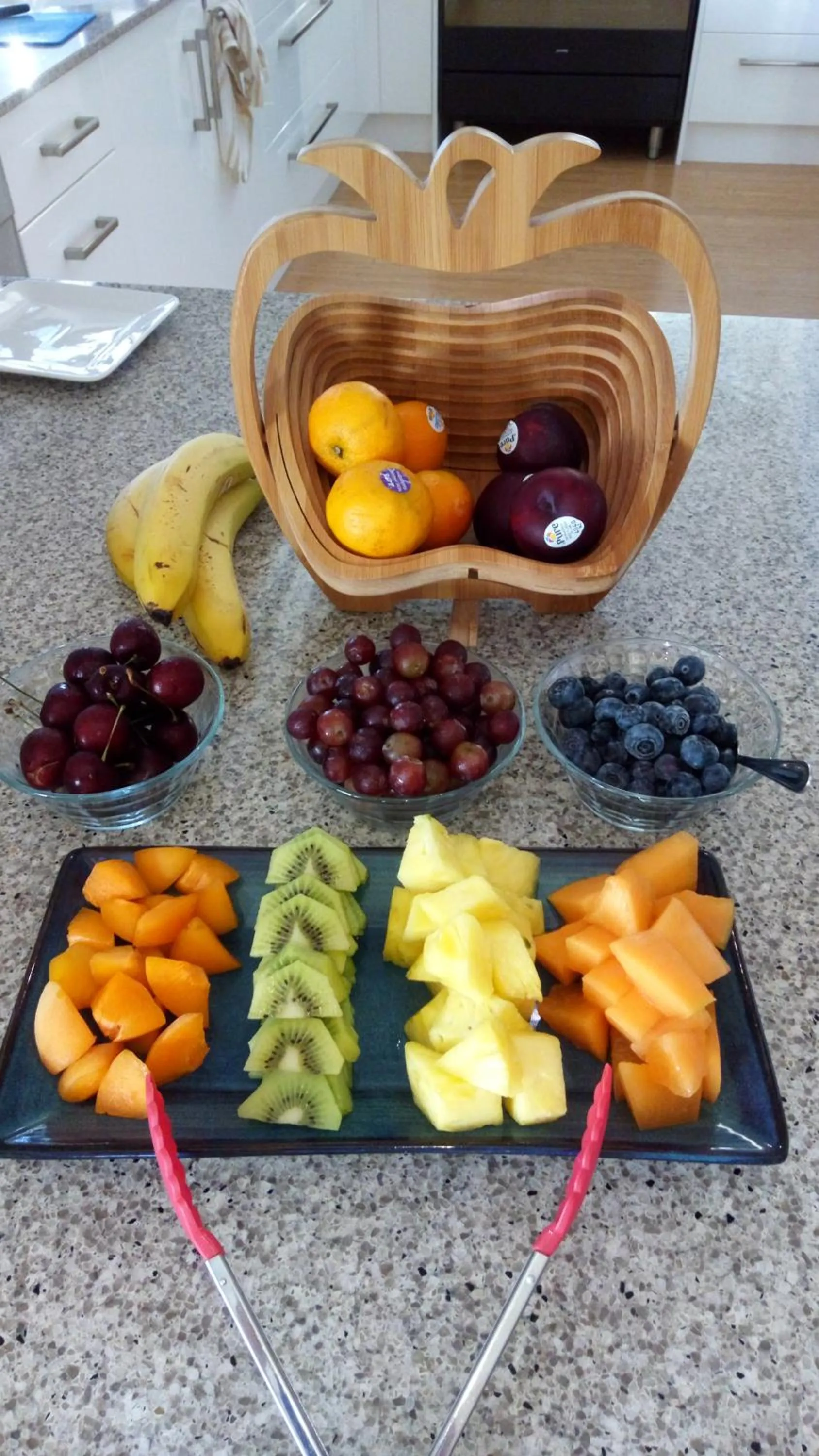 Continental breakfast in City Lights Boutique Lodge