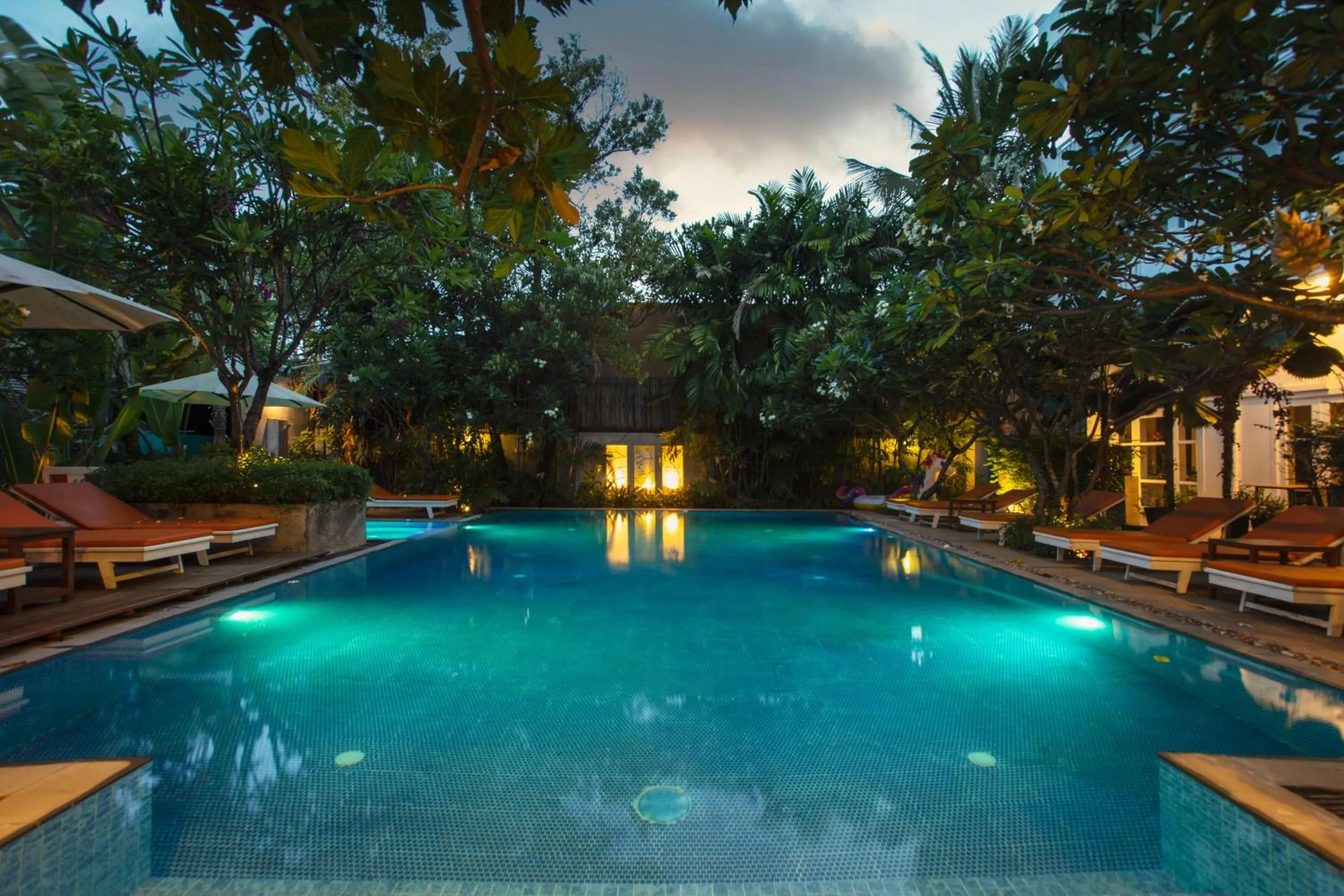 Swimming pool in Amber Angkor Villa Hotel & Spa