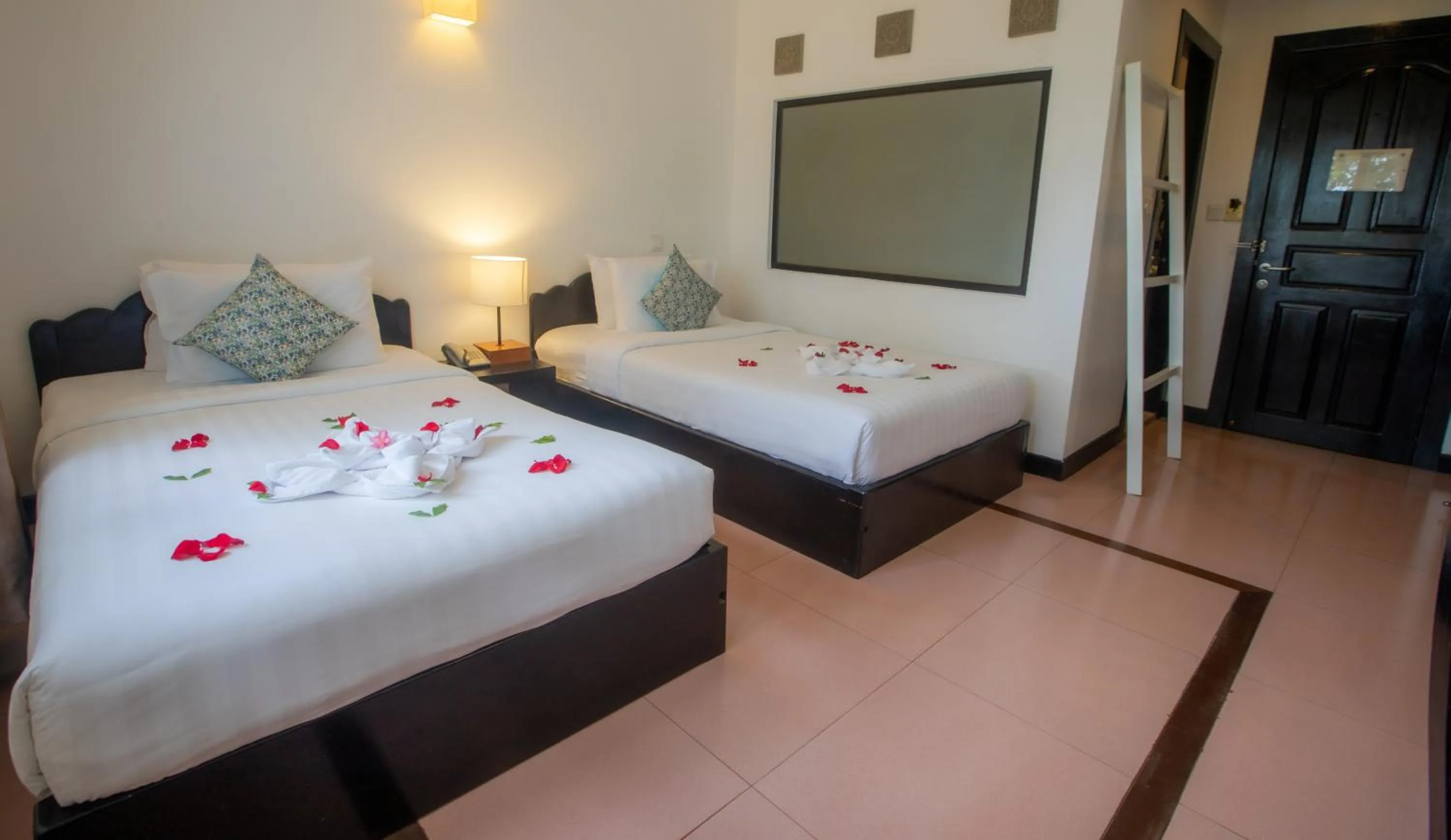 Bedroom, Bed in Amber Angkor Villa Hotel & Spa