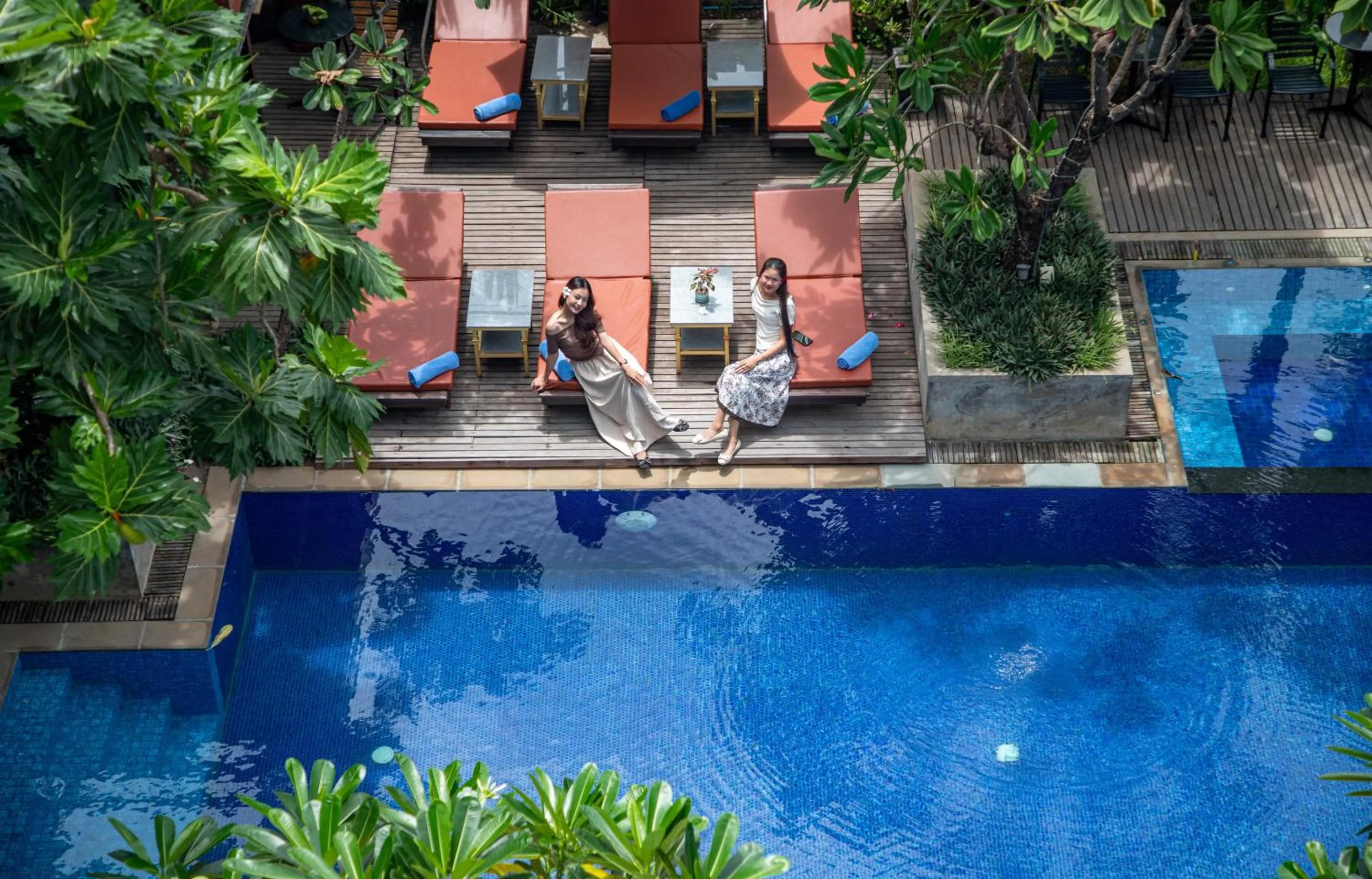 Swimming pool in Amber Angkor Villa Hotel & Spa