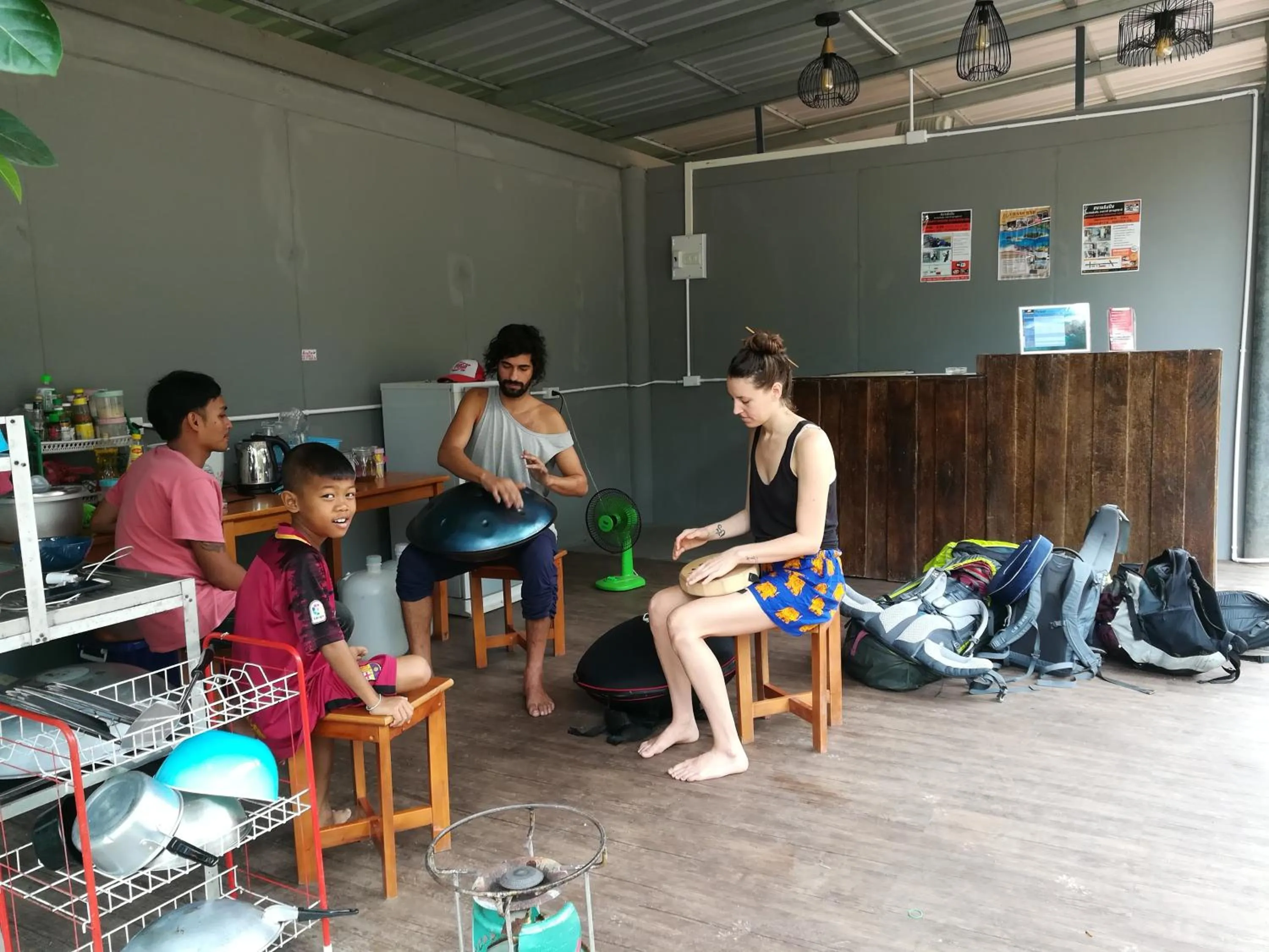 People in Water's House