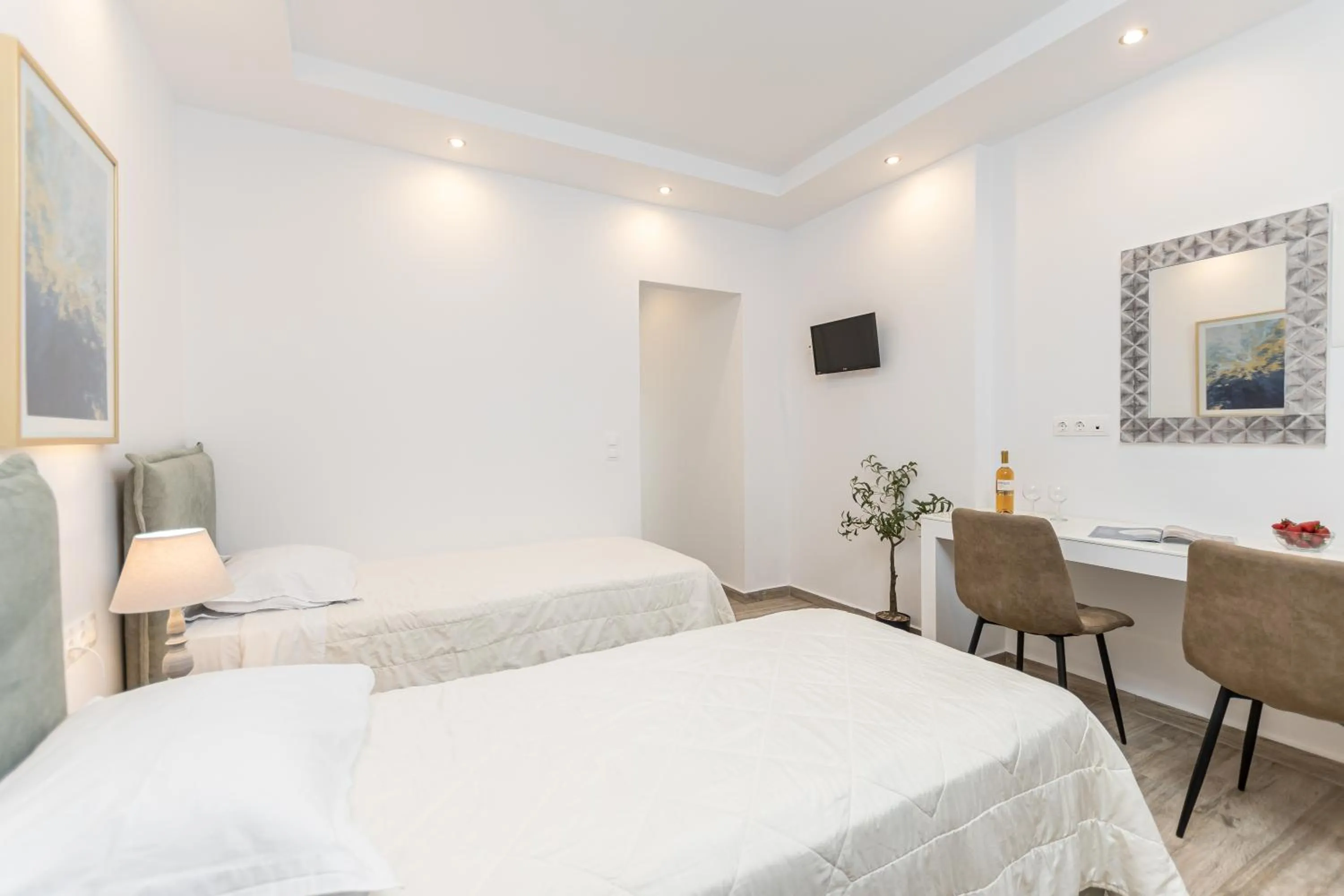 Bed in Sun Beach Hotel