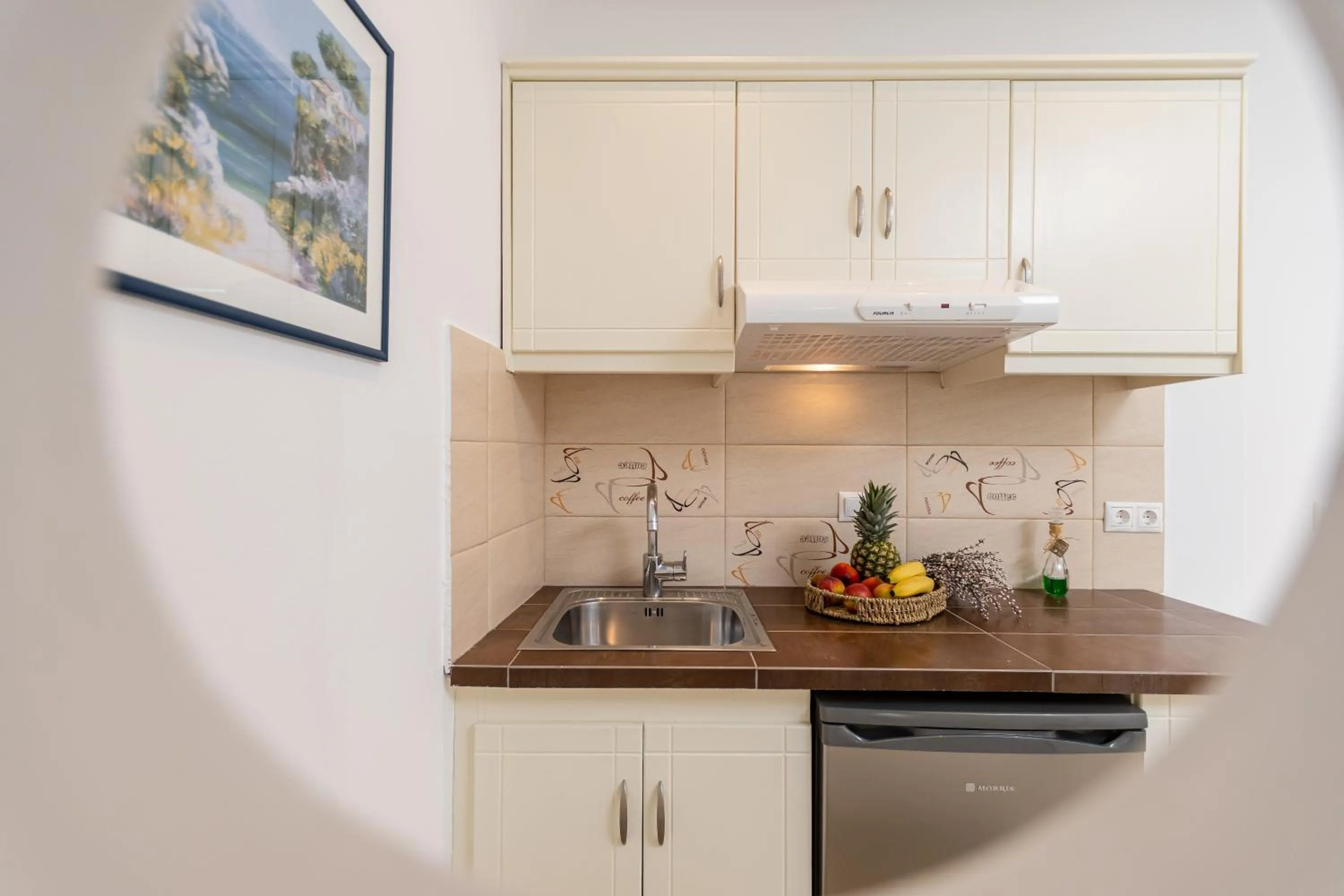 Kitchen or kitchenette in Sun Beach Hotel