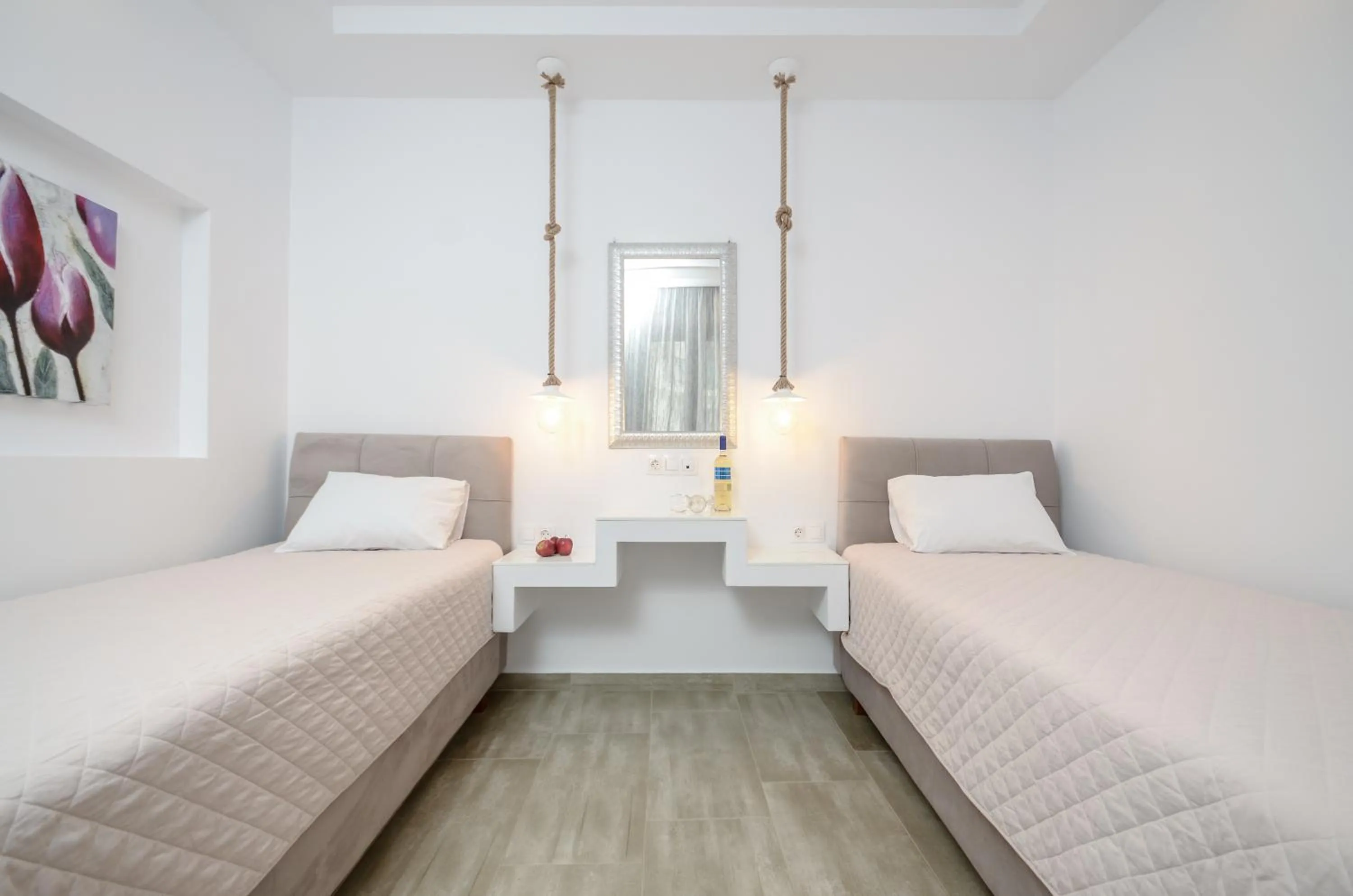 Bed in Sun Beach Hotel