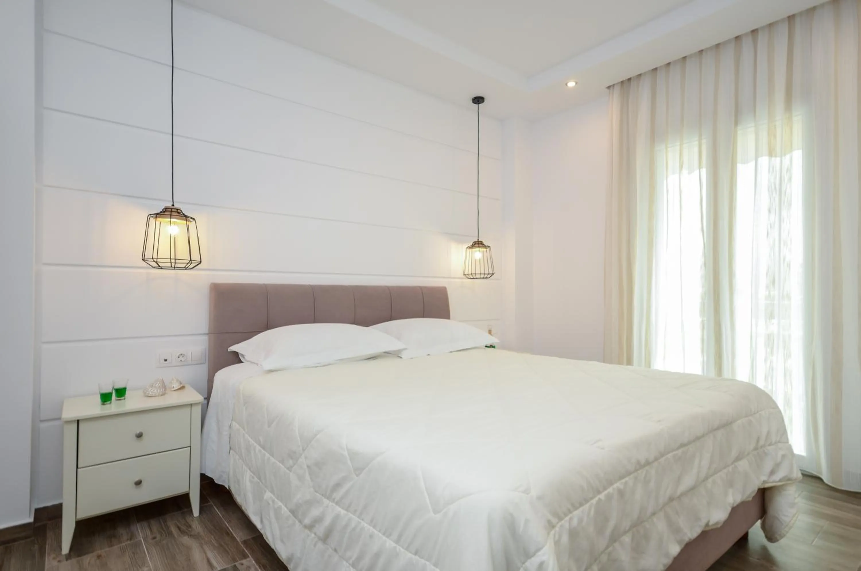 Bed in Sun Beach Hotel