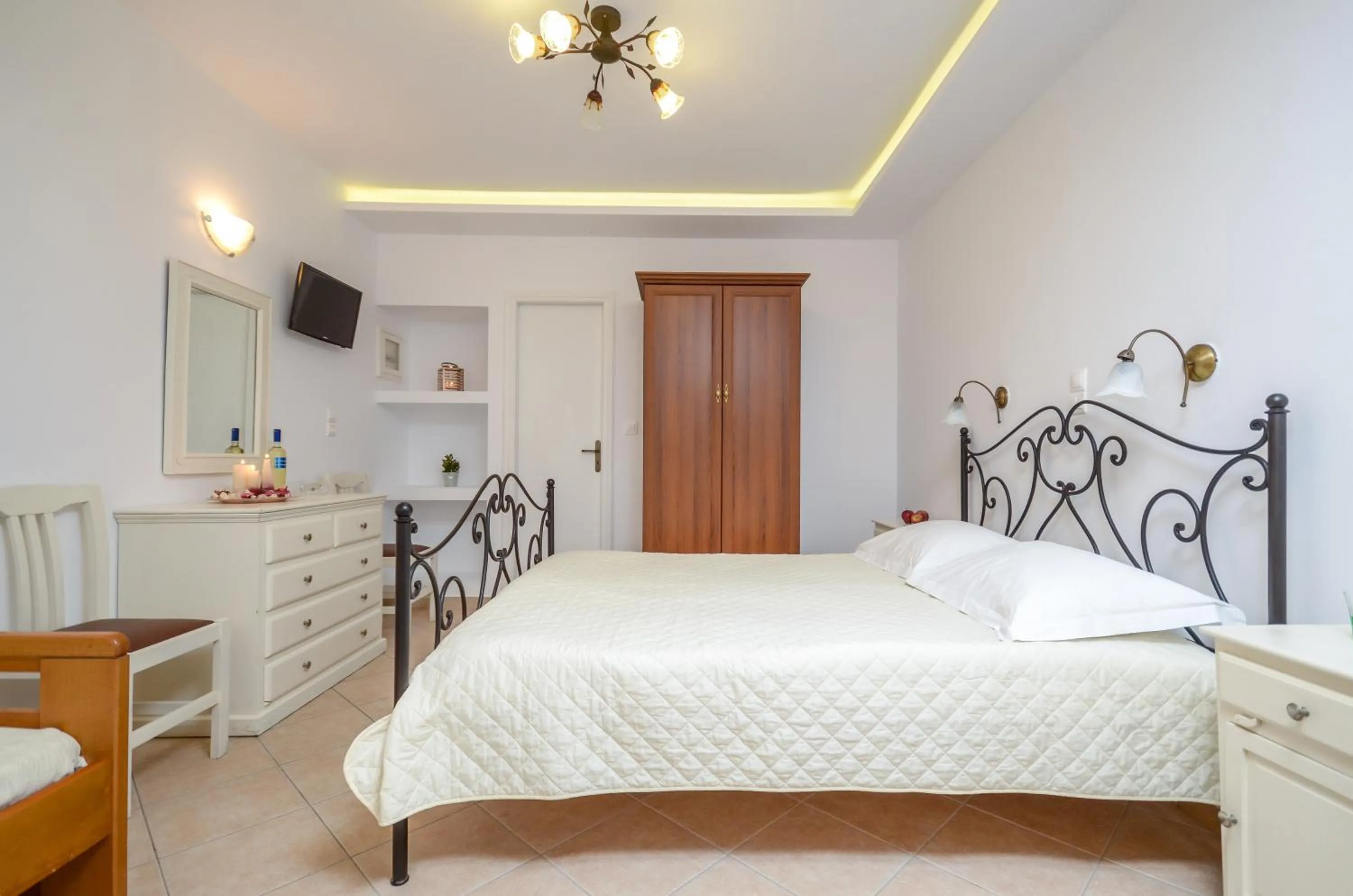 Bed in Sun Beach Hotel