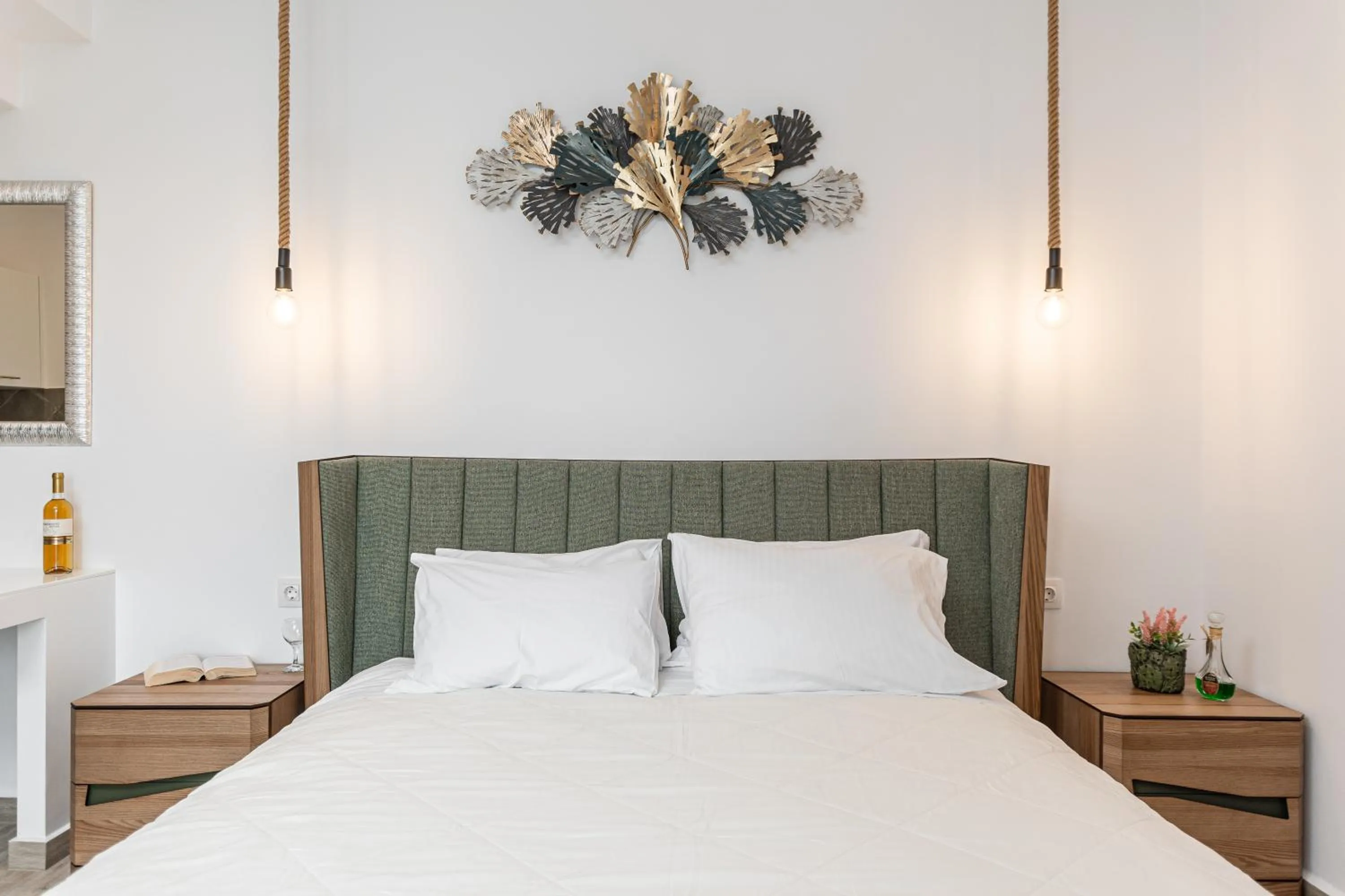 Bed in Sun Beach Hotel