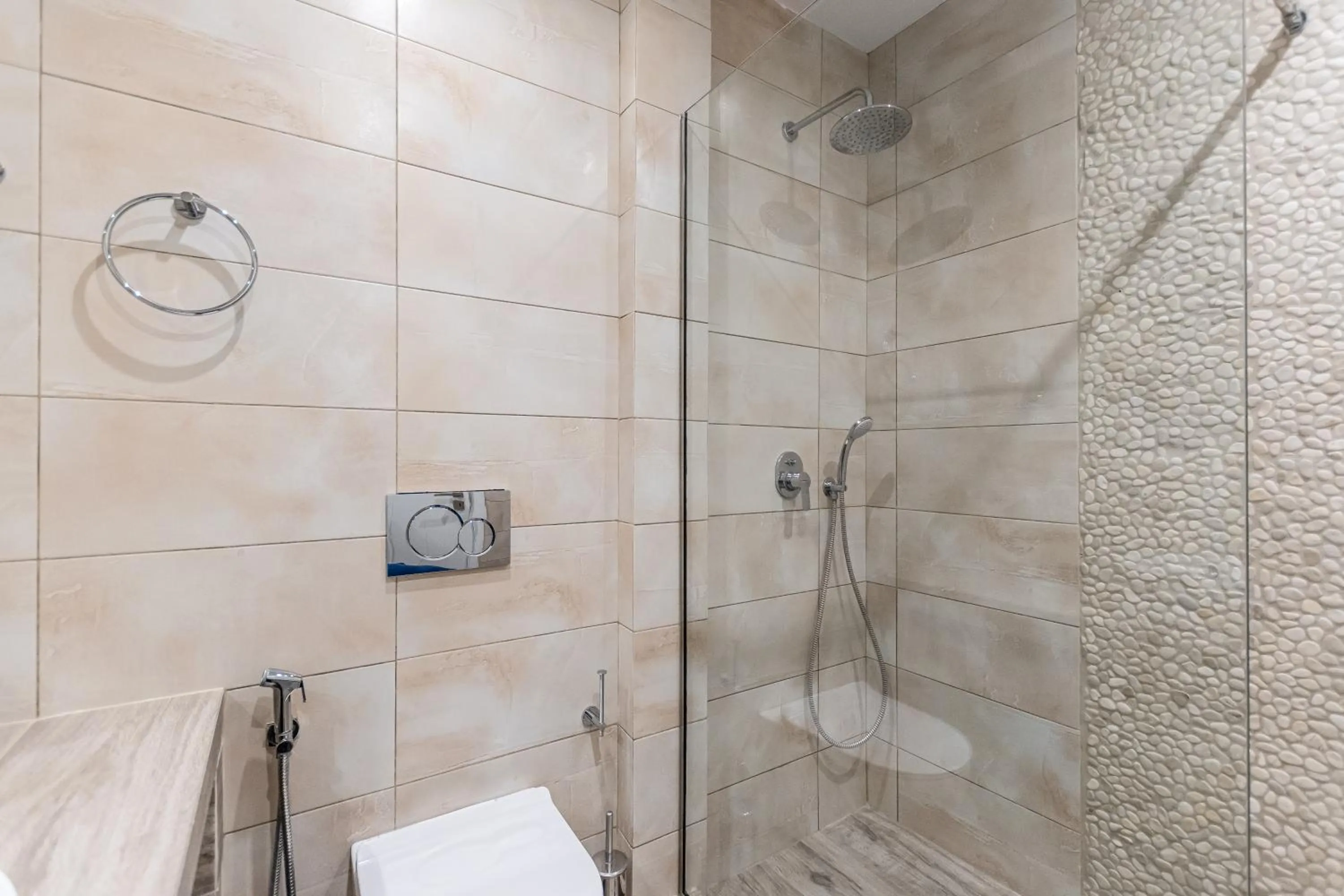 Shower in Sun Beach Hotel