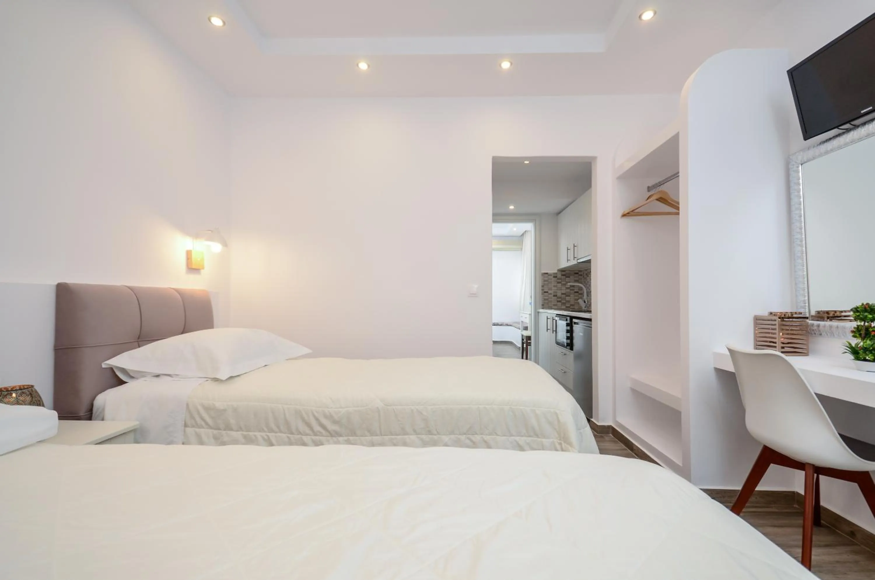 Bed in Sun Beach Hotel