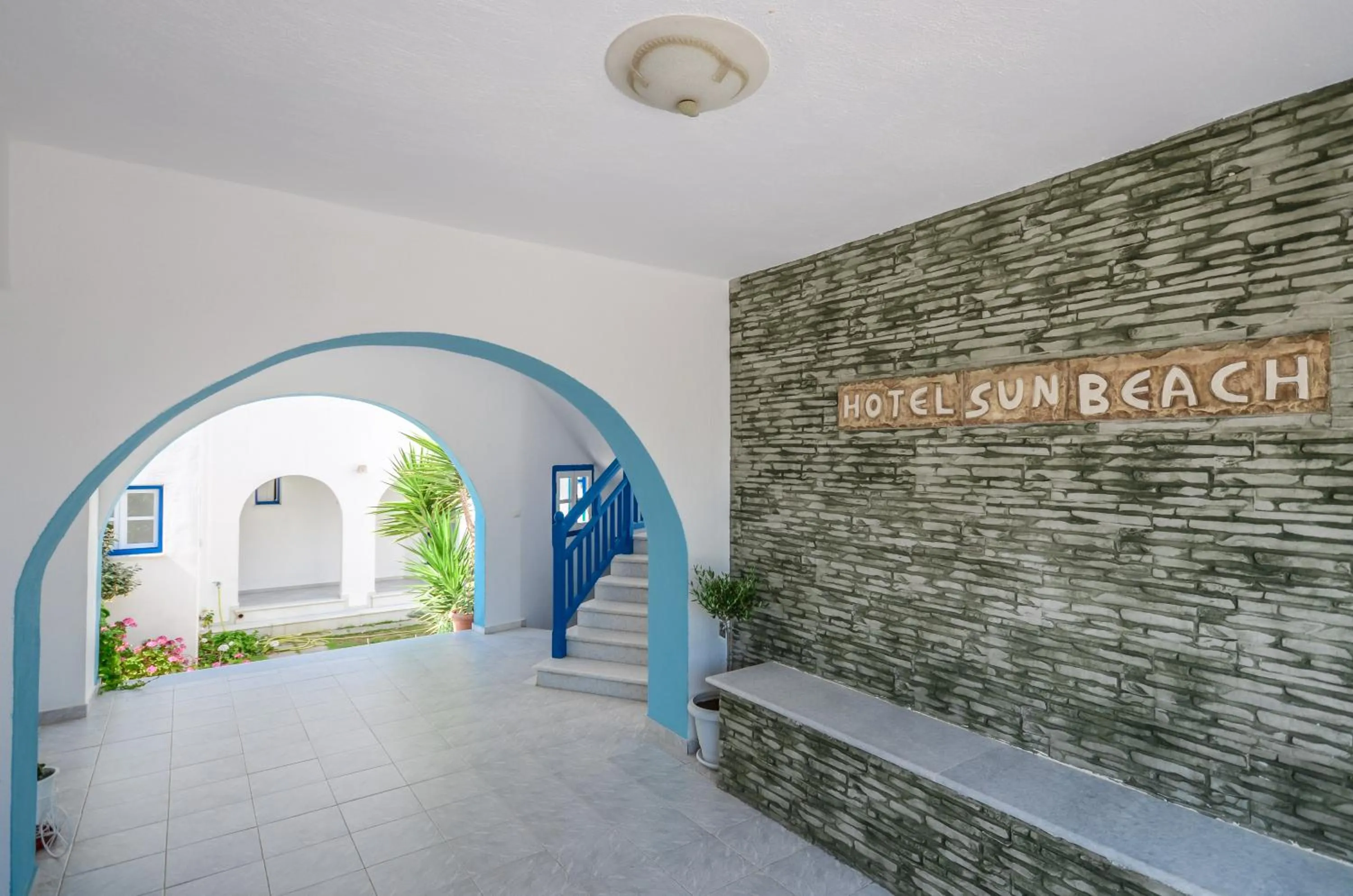 Facade/entrance in Sun Beach Hotel
