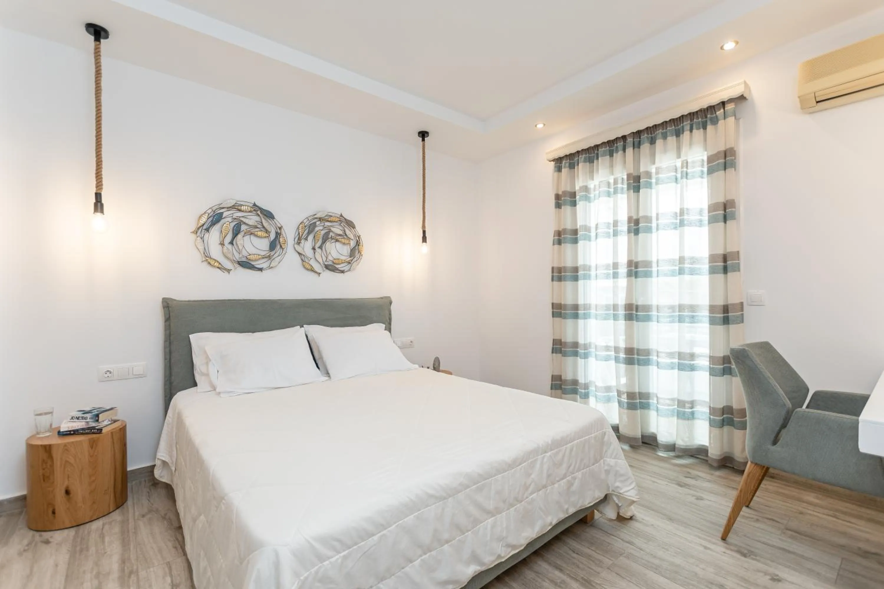 Bed in Sun Beach Hotel