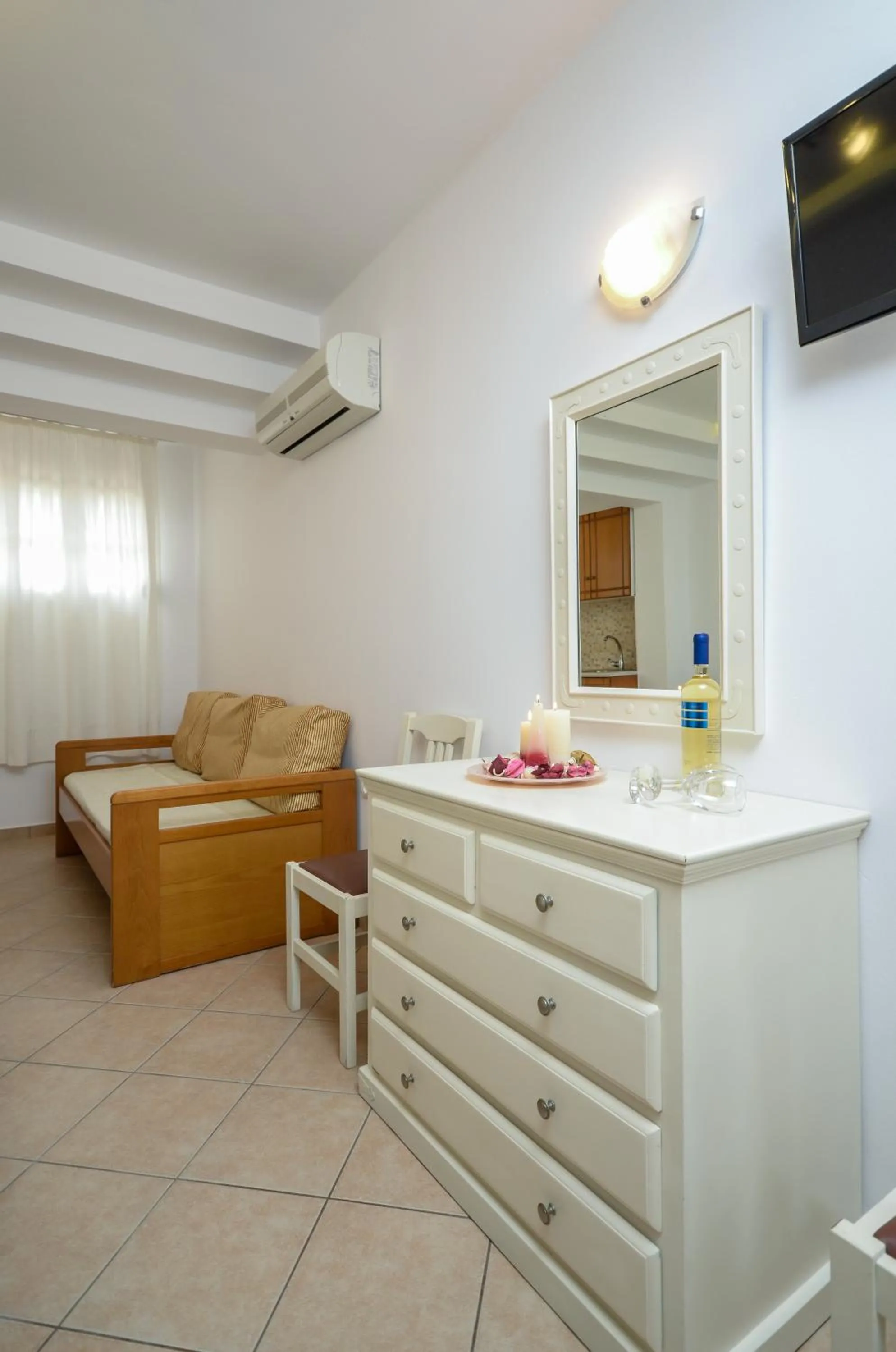 Bed in Sun Beach Hotel