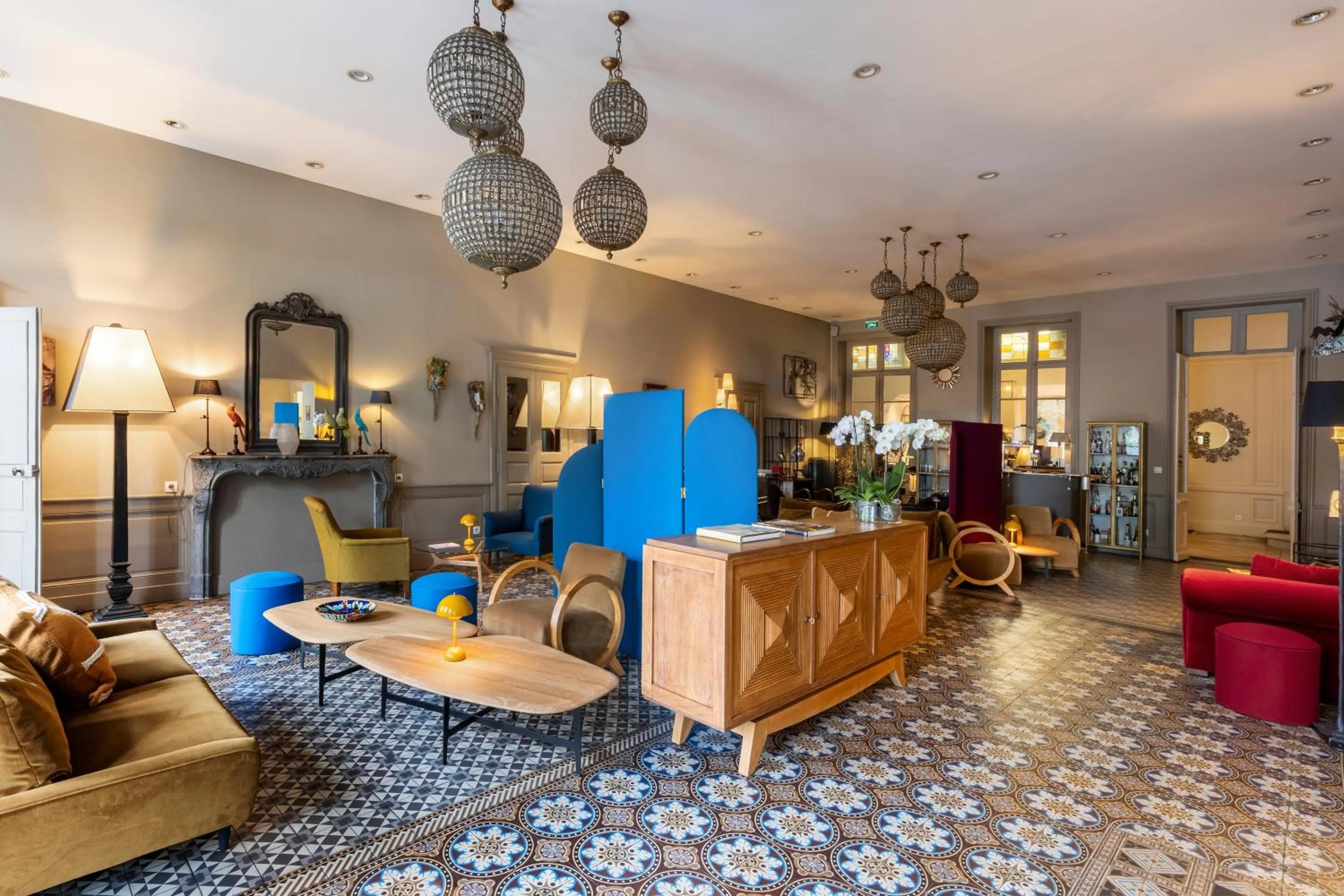 Living room in Best Western Plus d'Europe et d'Angleterre