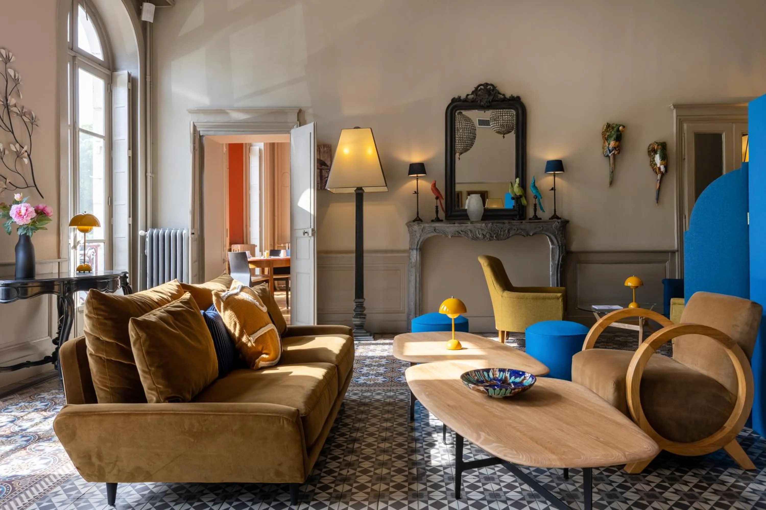 Living room in Best Western Plus d'Europe et d'Angleterre