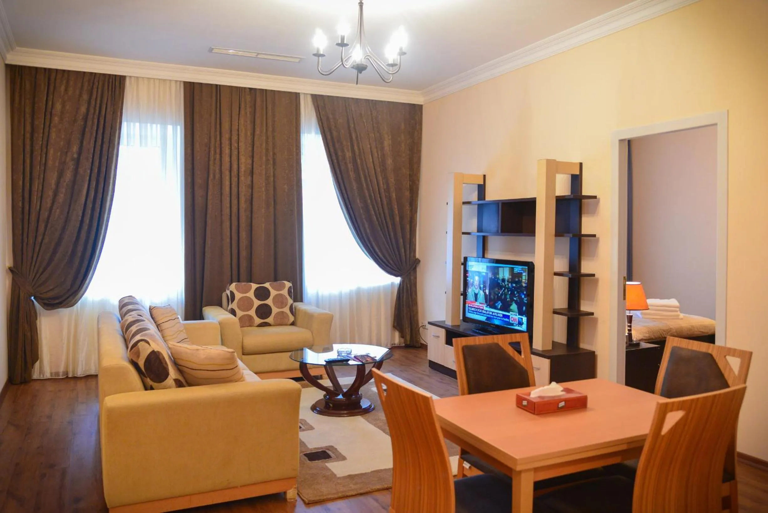 Living room in City Mansion ApartHotel