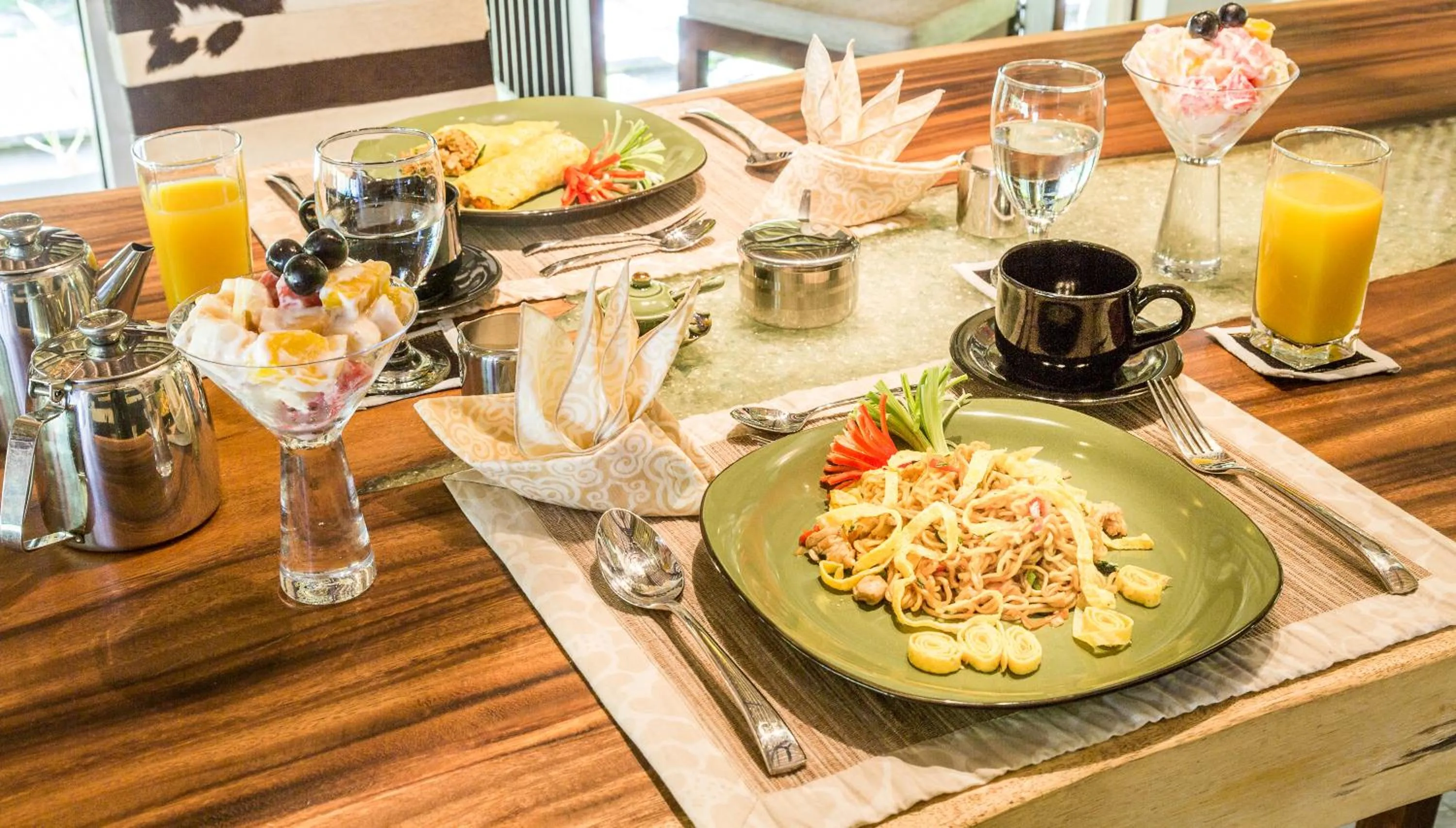 Food close-up in The Manipura Luxury Estate and Spa Up to 18 person, fully serviced