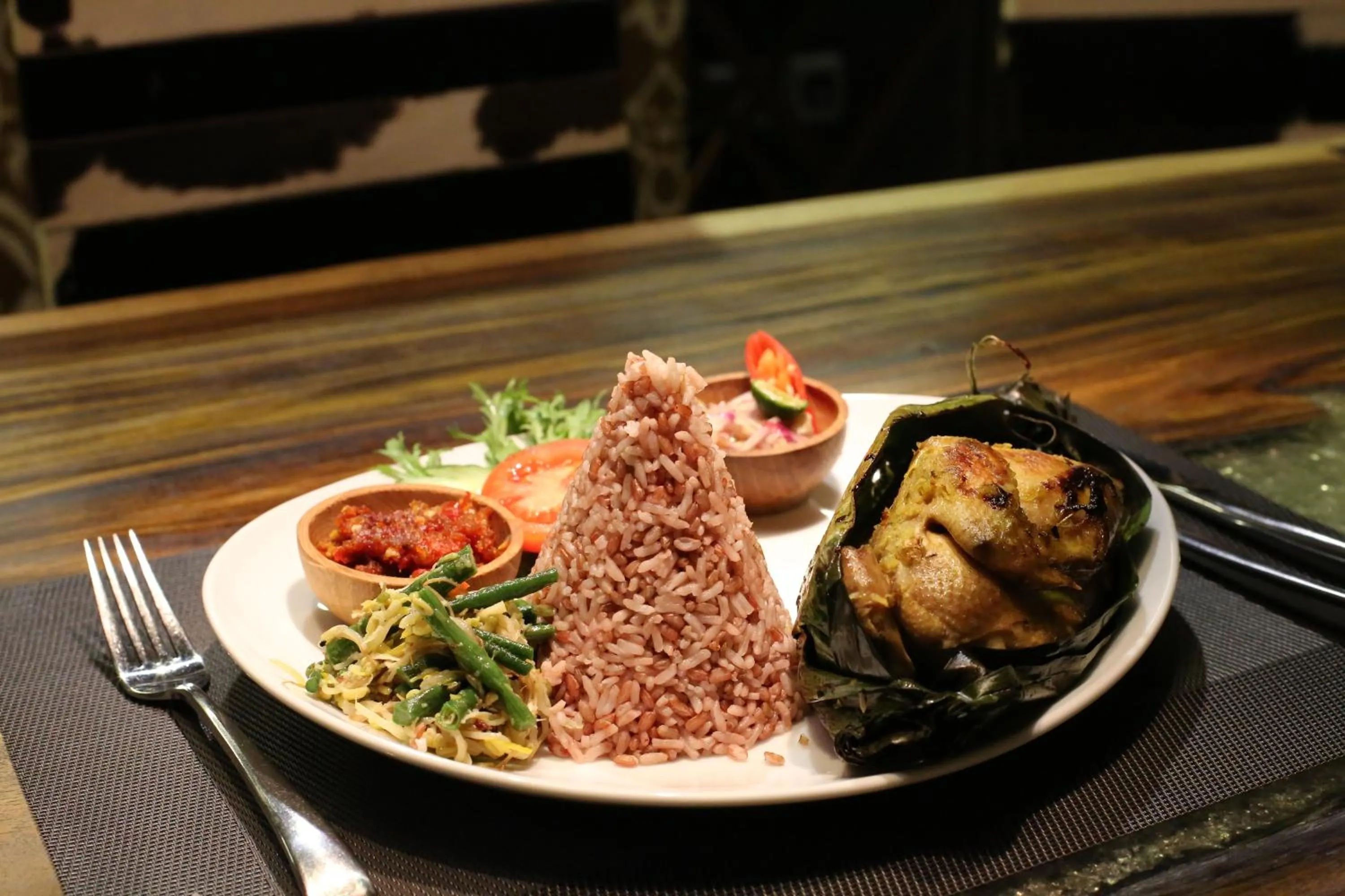 Food close-up in The Manipura Luxury Estate and Spa Up to 18 person, fully serviced