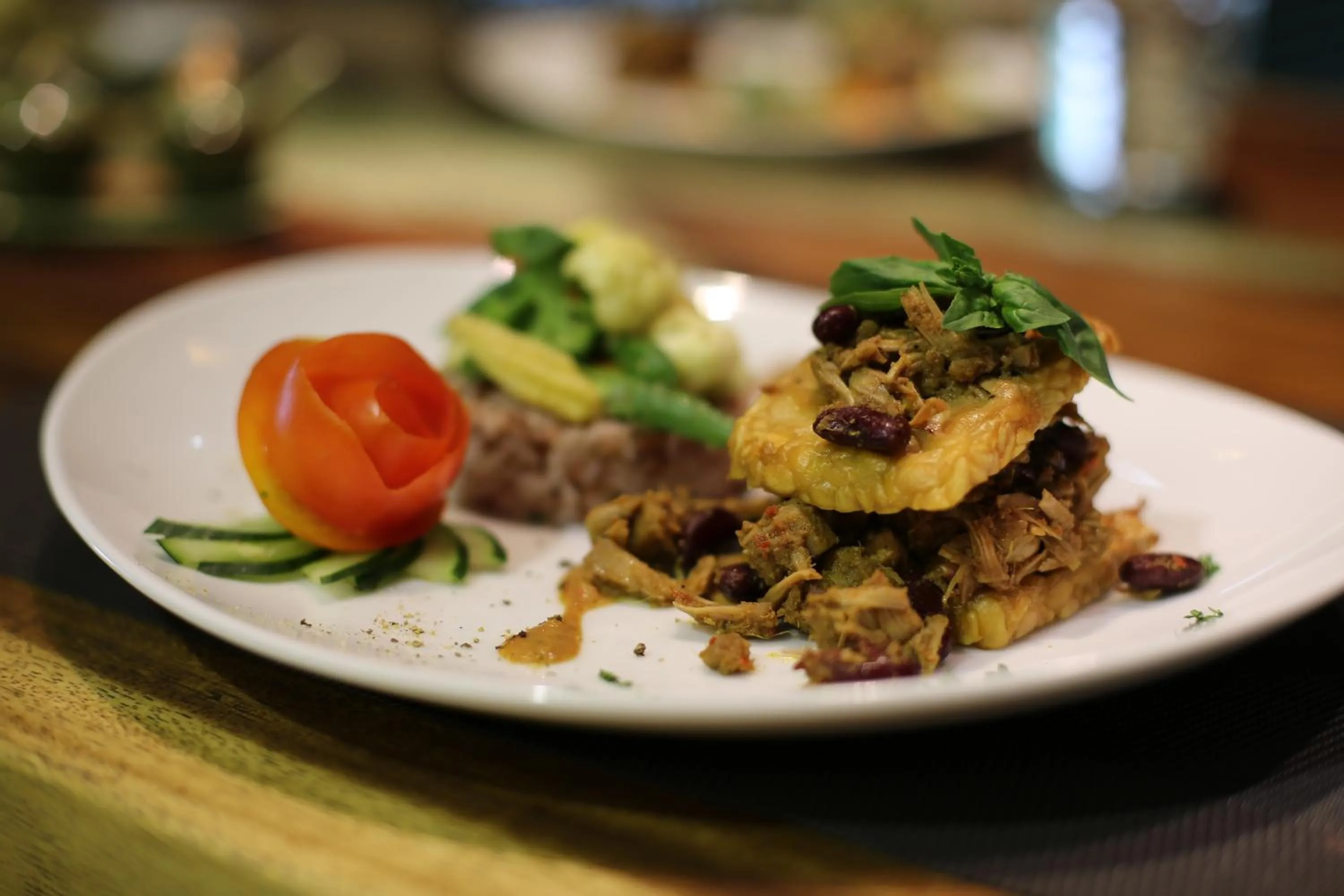 Food close-up in The Manipura Luxury Estate and Spa Up to 18 person, fully serviced