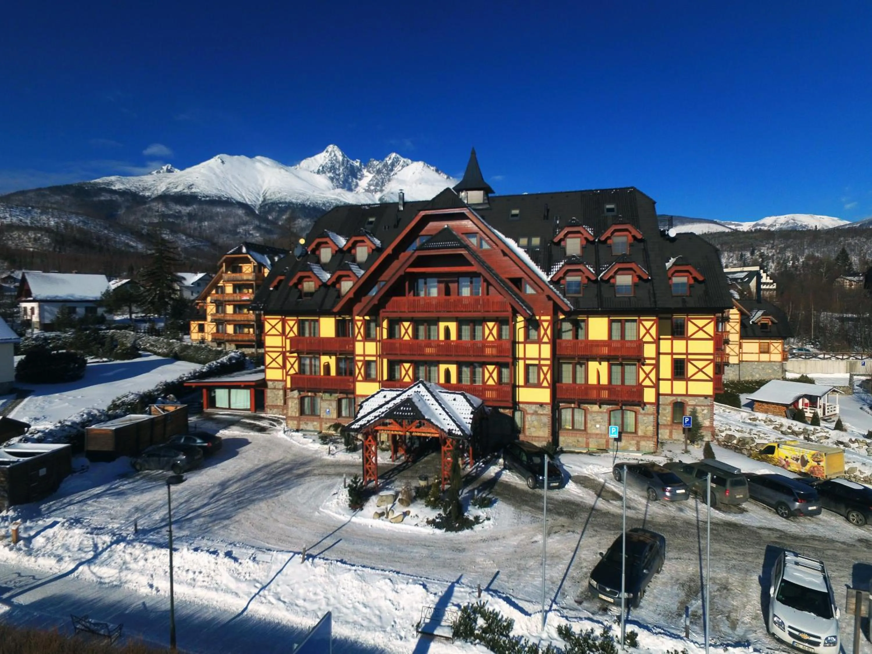 Winter in Kukučka Lomnica - Tatranská Lomnica