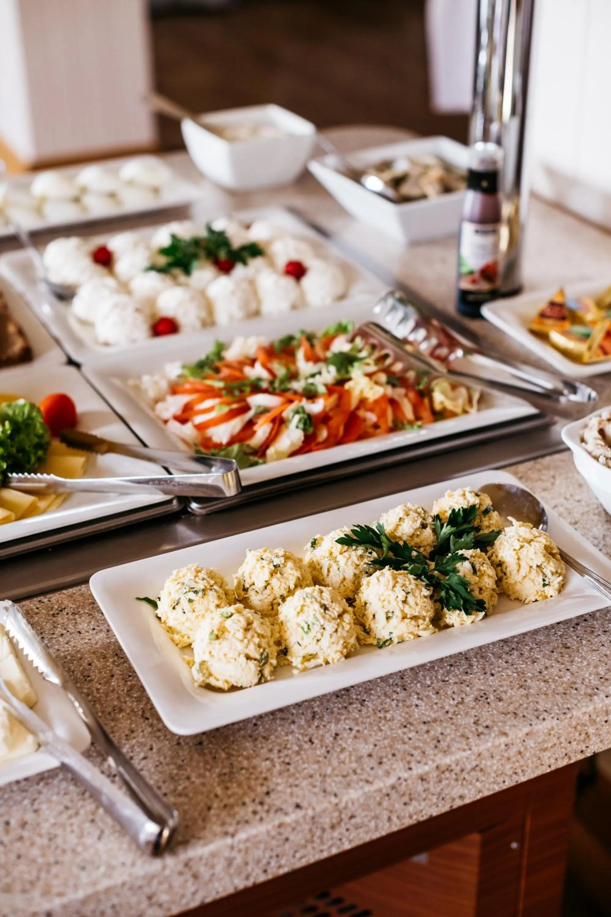 Buffet breakfast in Hotel Chata Za Wsią