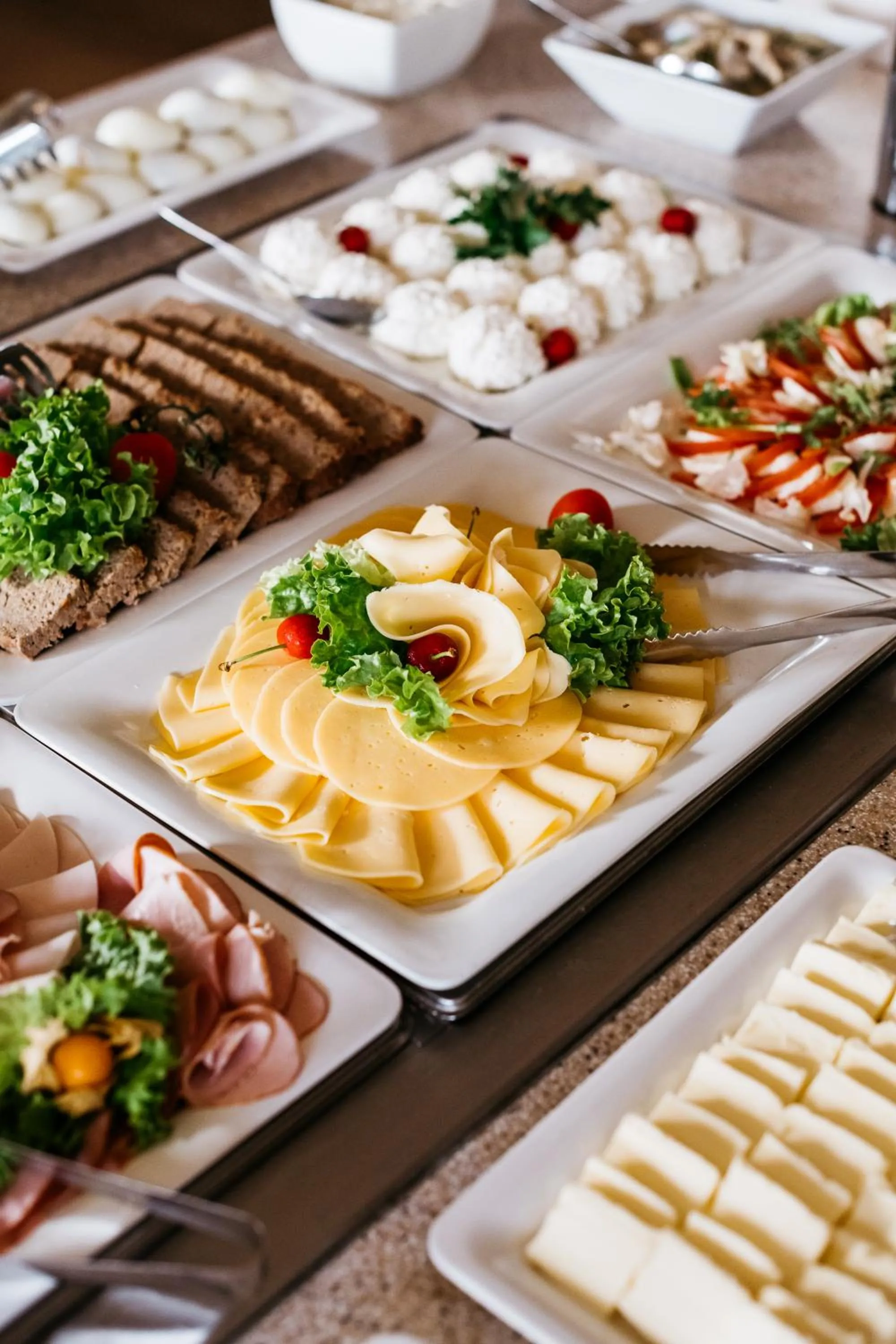 Buffet breakfast in Hotel Chata Za Wsią