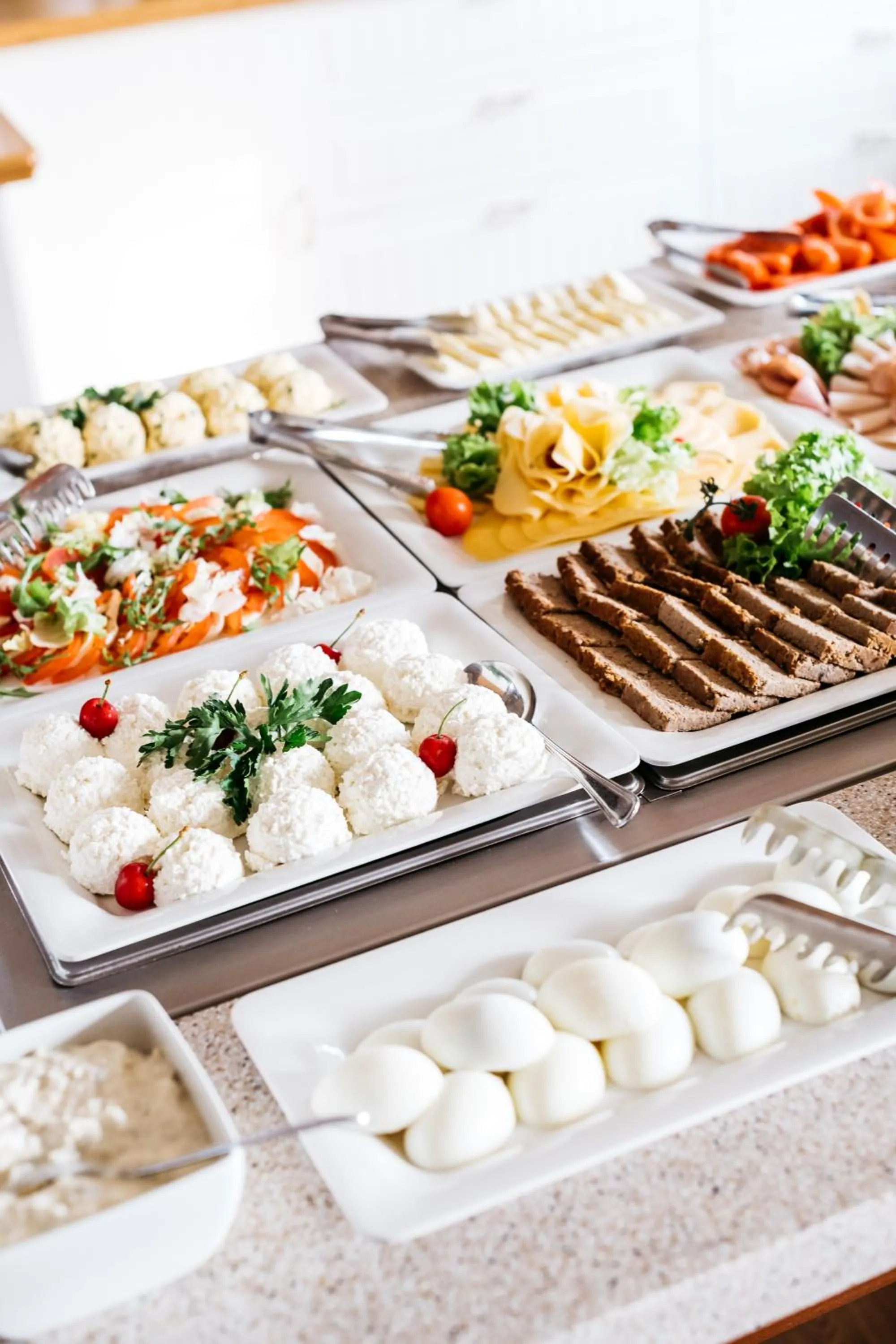 Buffet breakfast in Hotel Chata Za Wsią