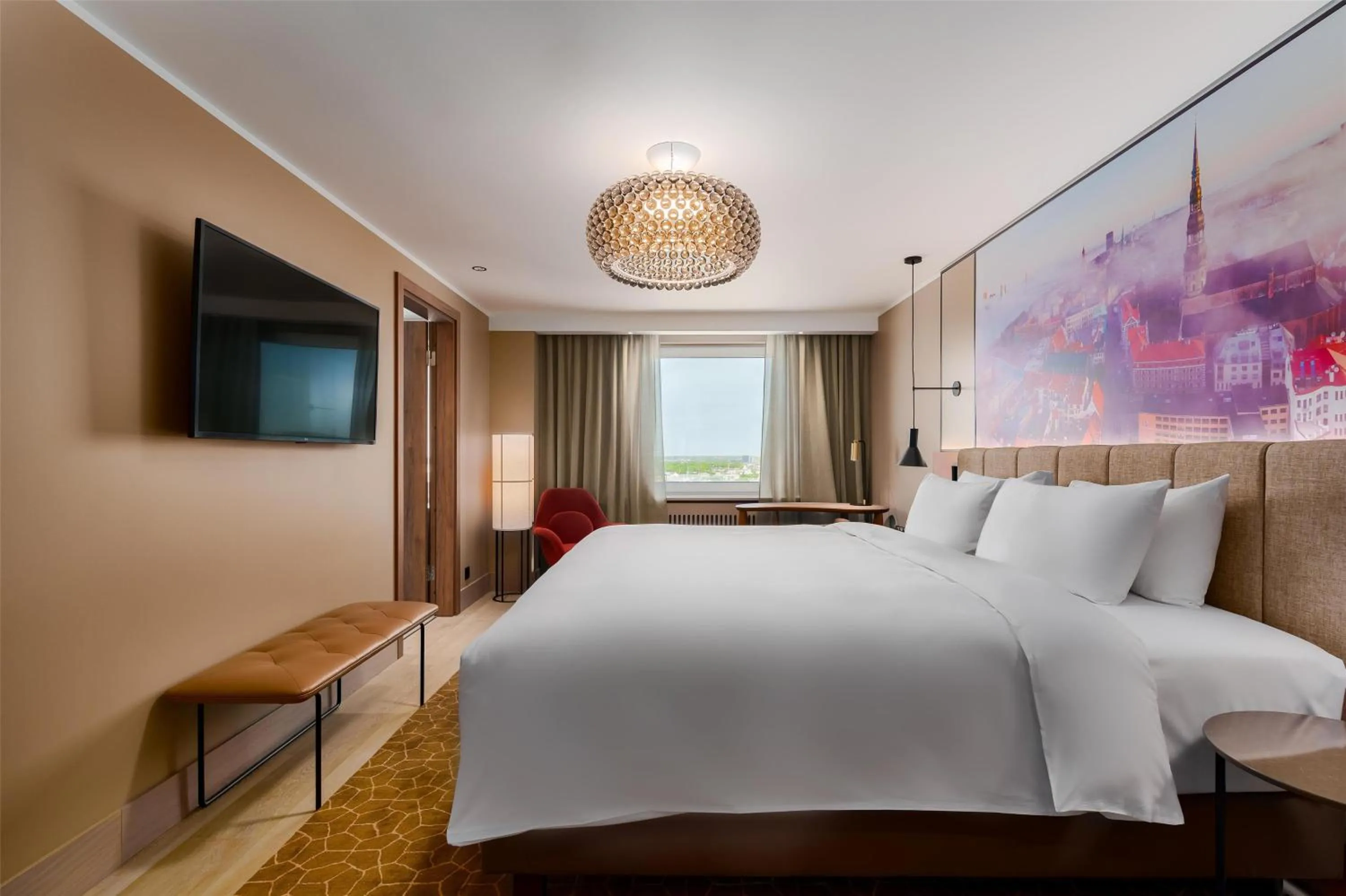 Photo of the whole room, Bed in Radisson Blu Latvija Conference & Spa Hotel, Riga