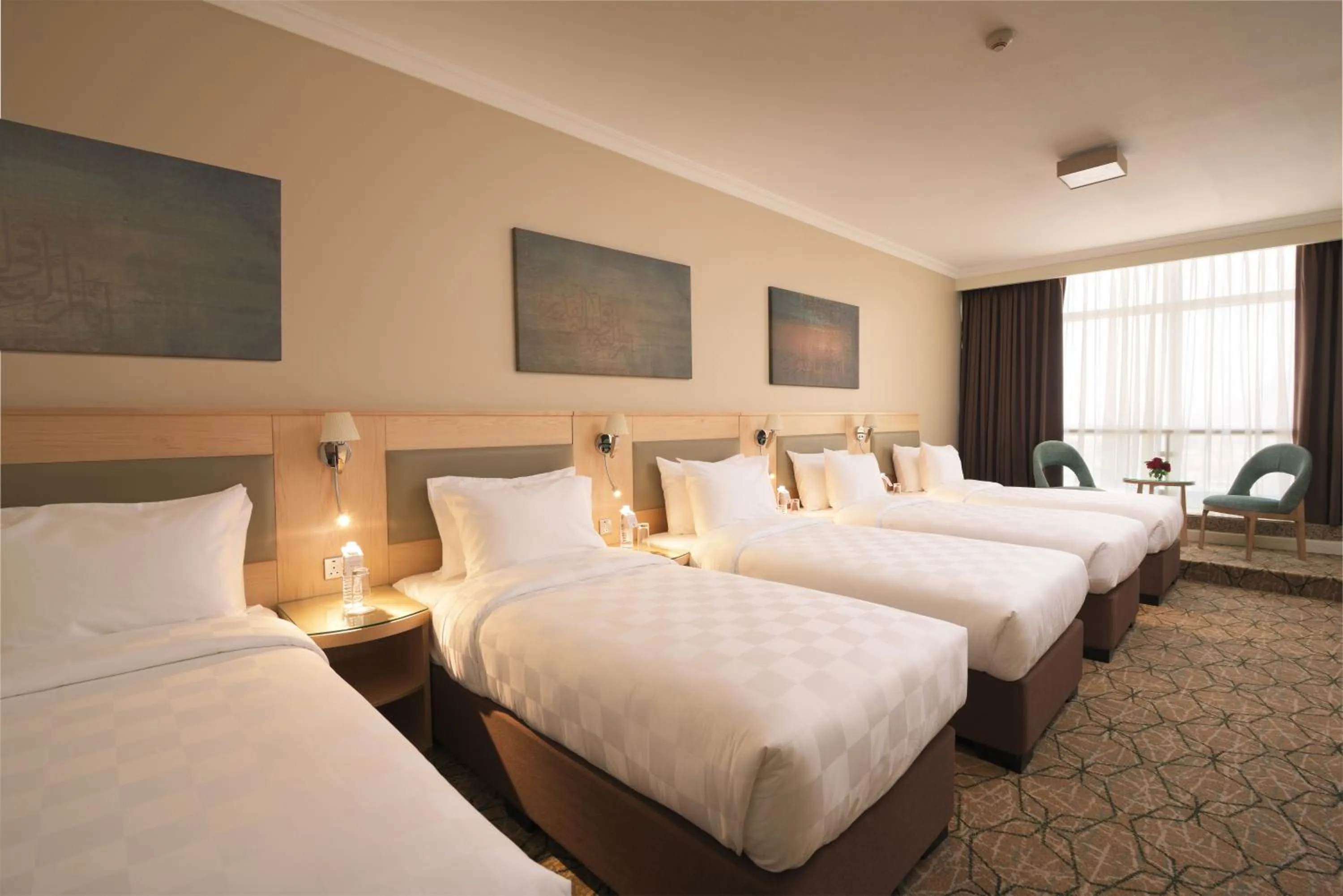 Bed in SAJA By Warwick Madinah Hotel