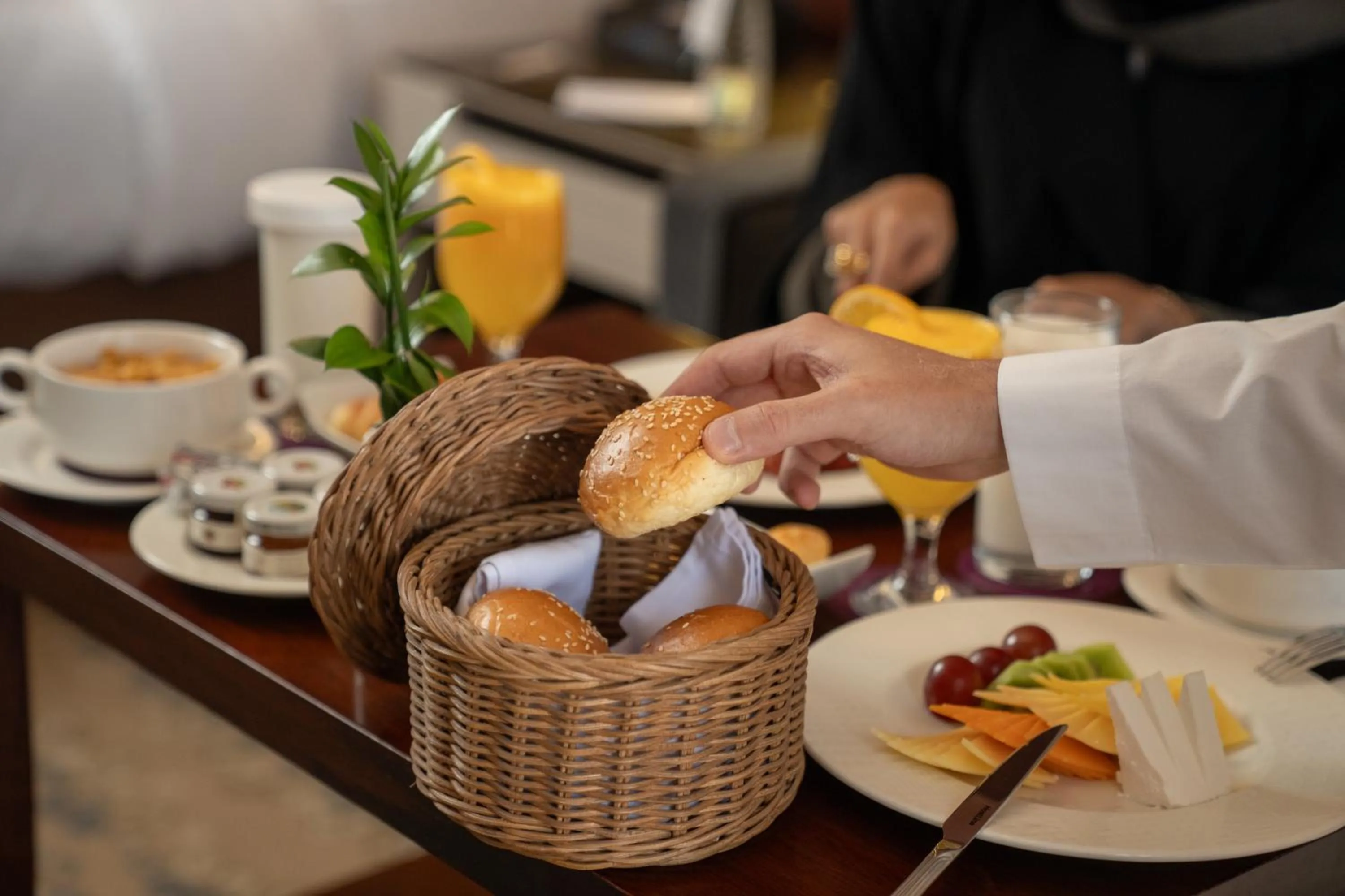 Food close-up in SAJA By Warwick Madinah Hotel