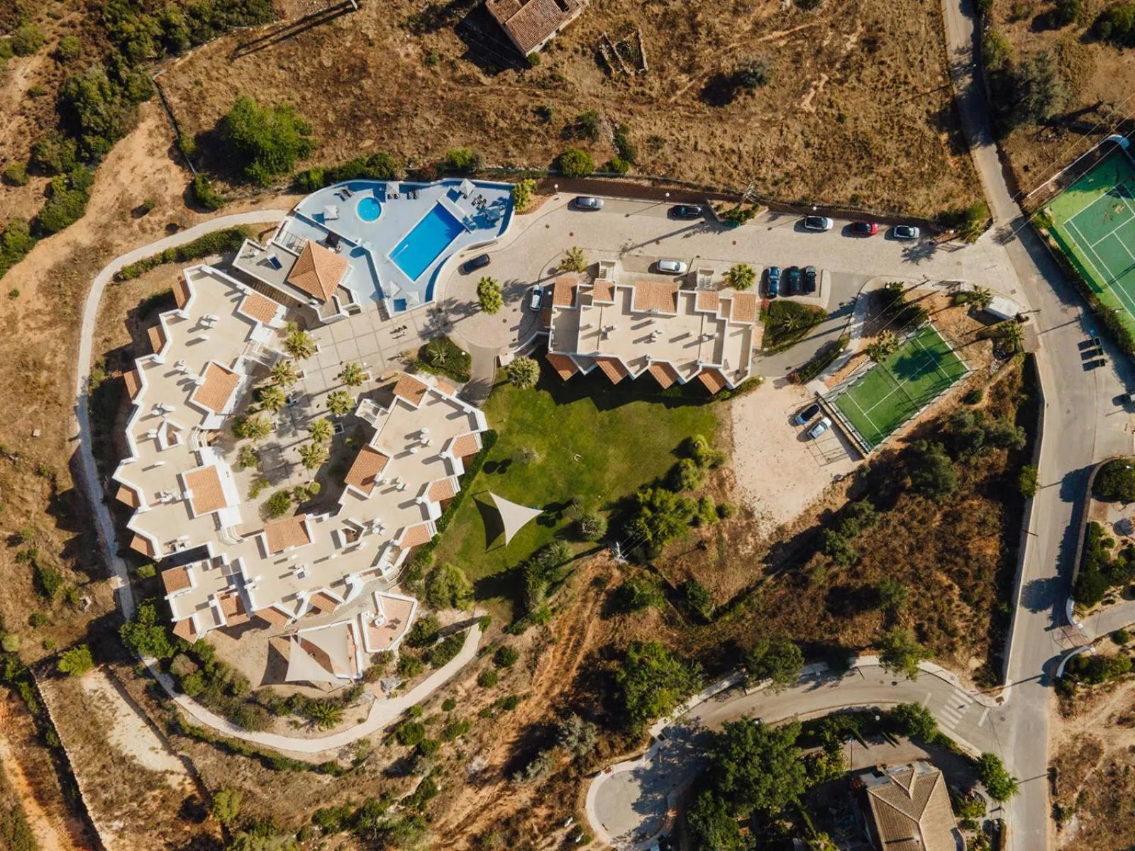 Bird's eye view in Placid Village