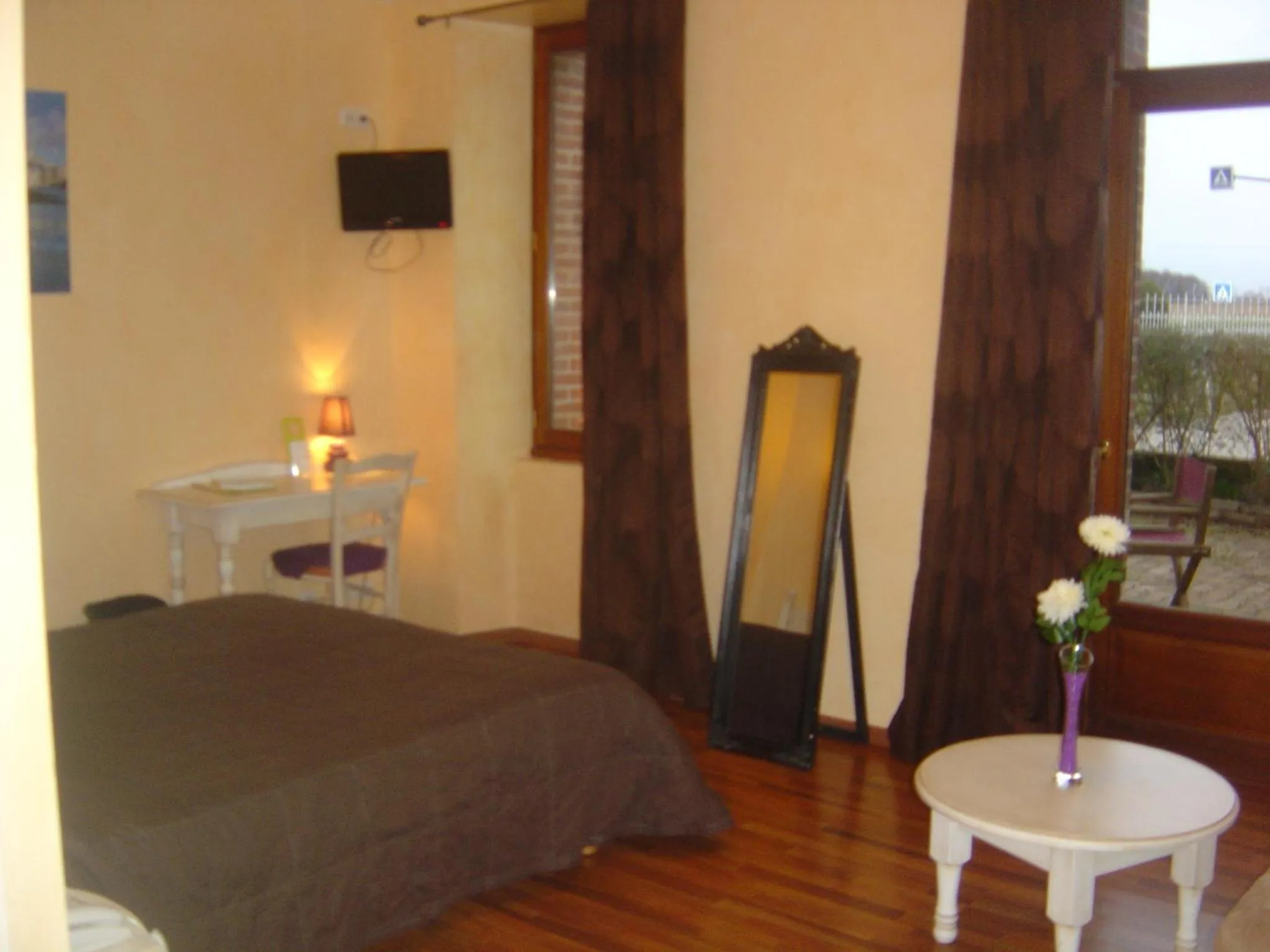 Bedroom, Bed in Logis Hôtel Les 3B