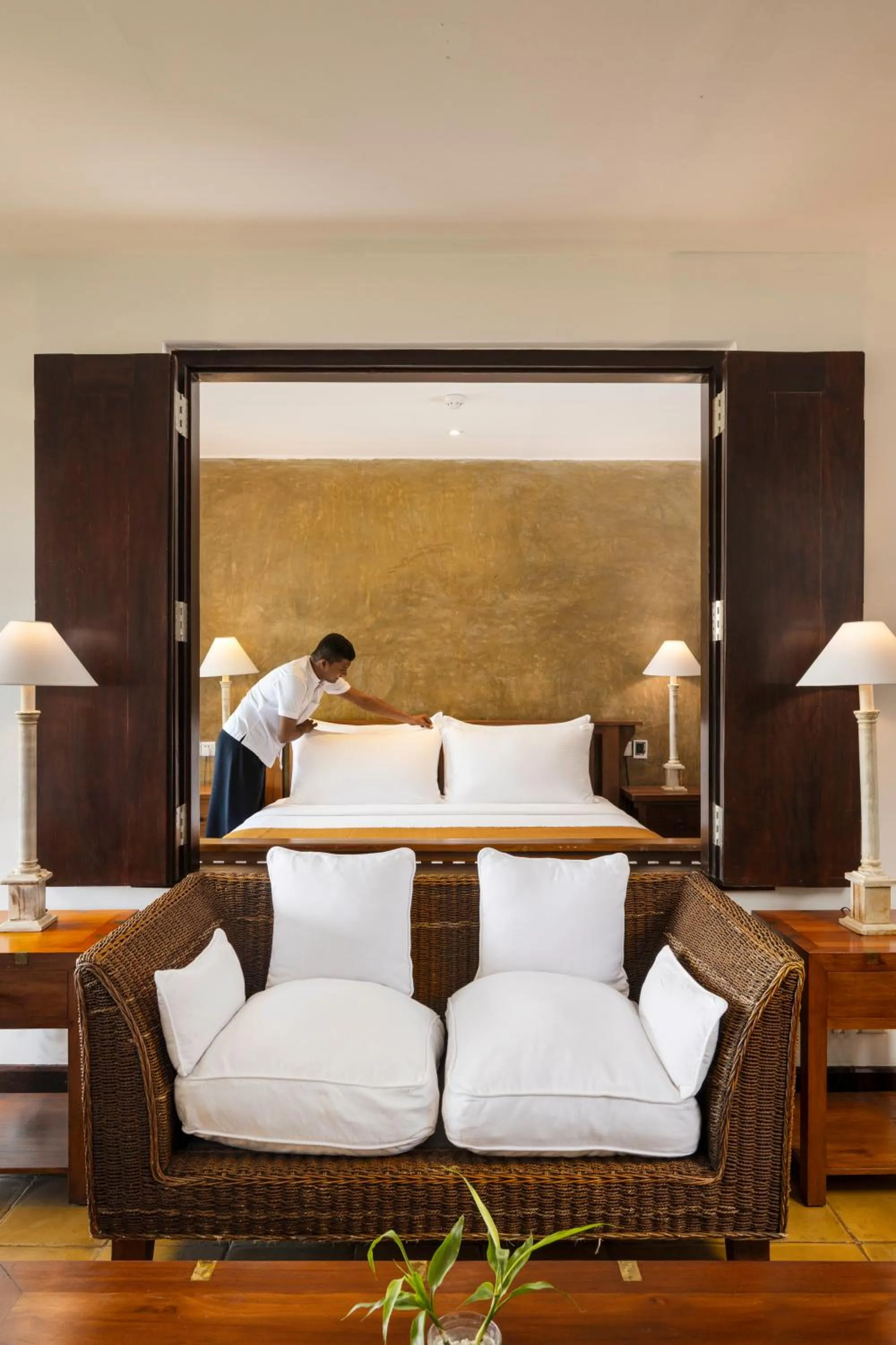 Bedroom, Bed in Jetwing Beach