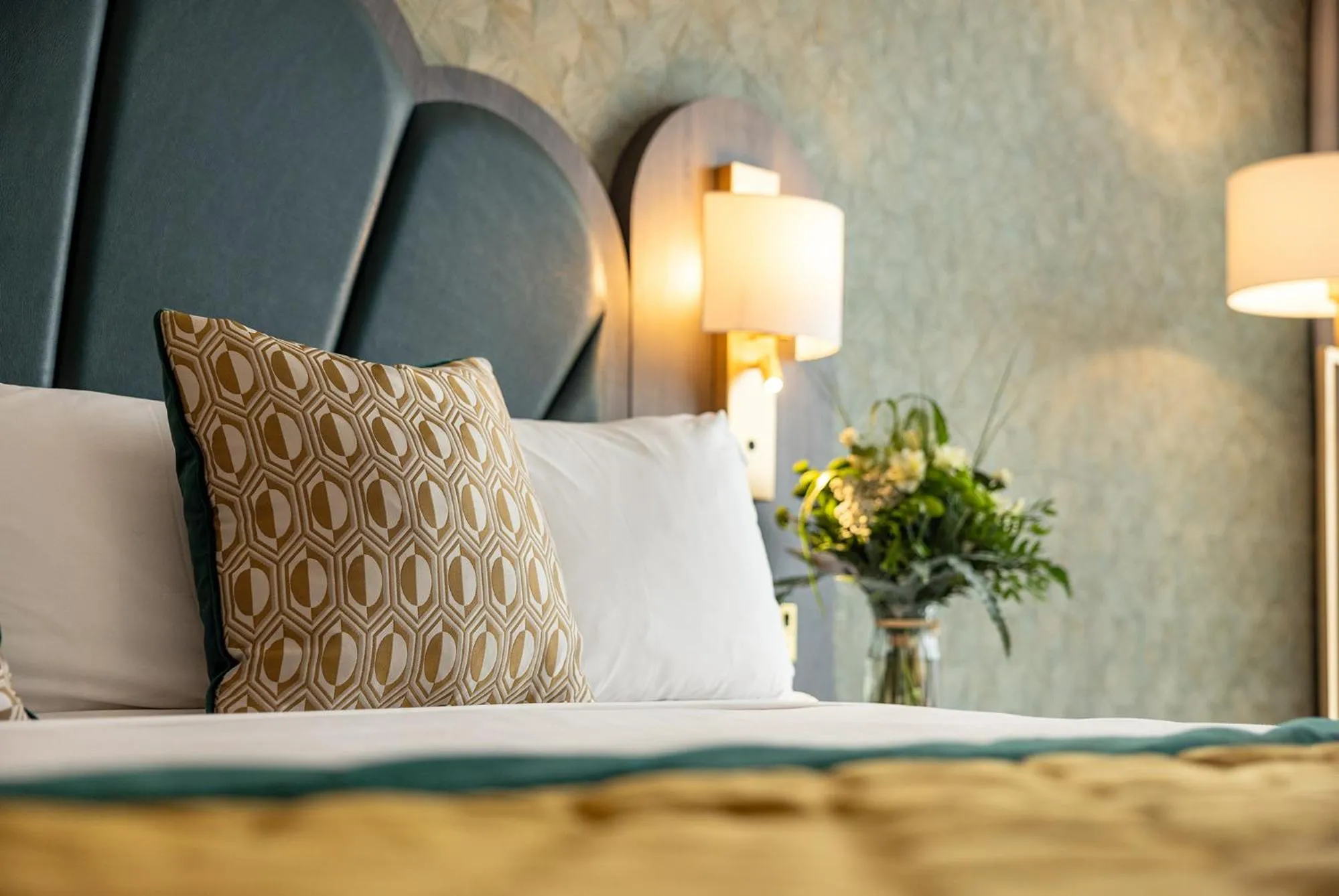 Bed in The Savoy Hotel