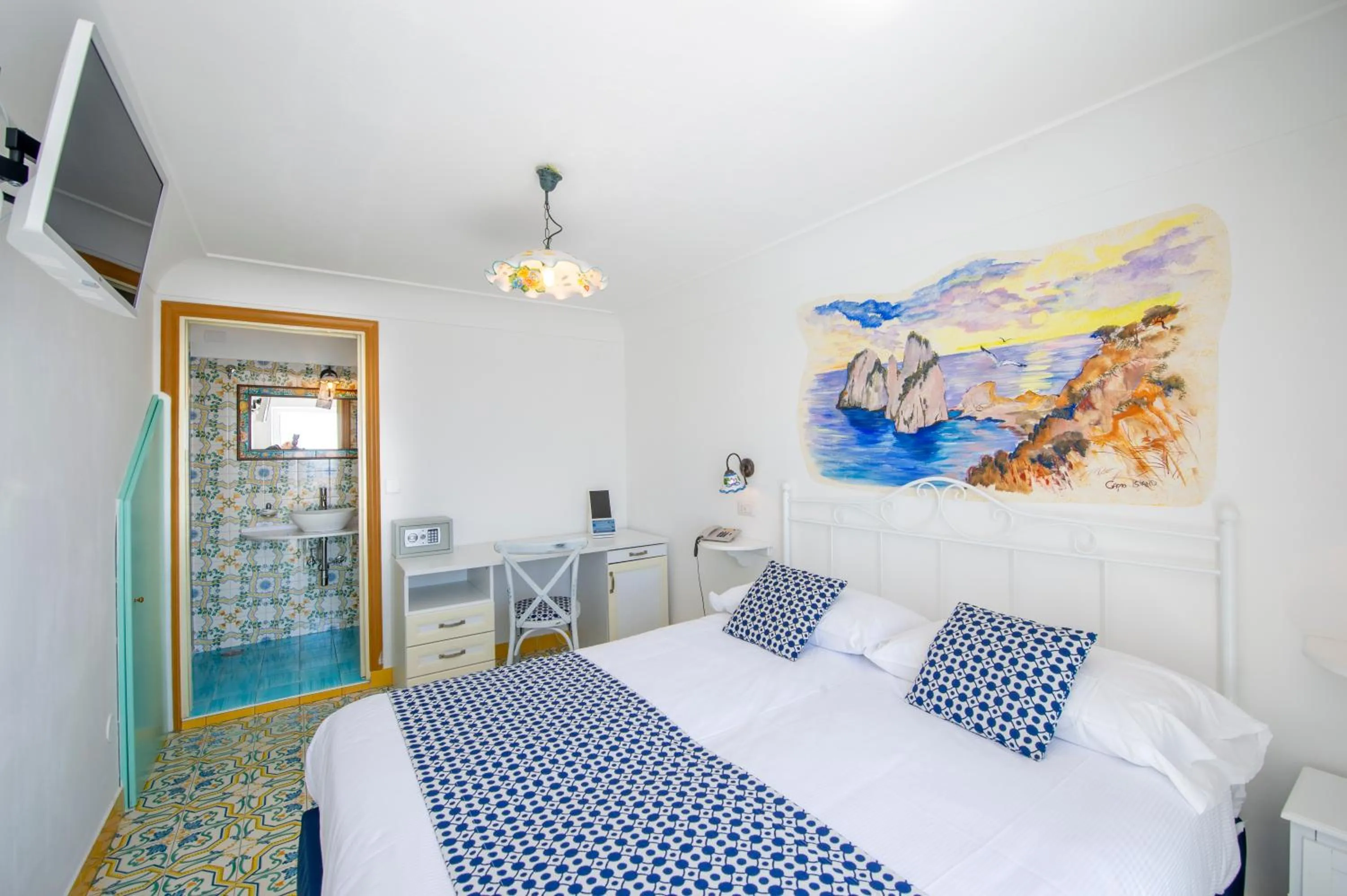 Bed in Hotel Costa Diva