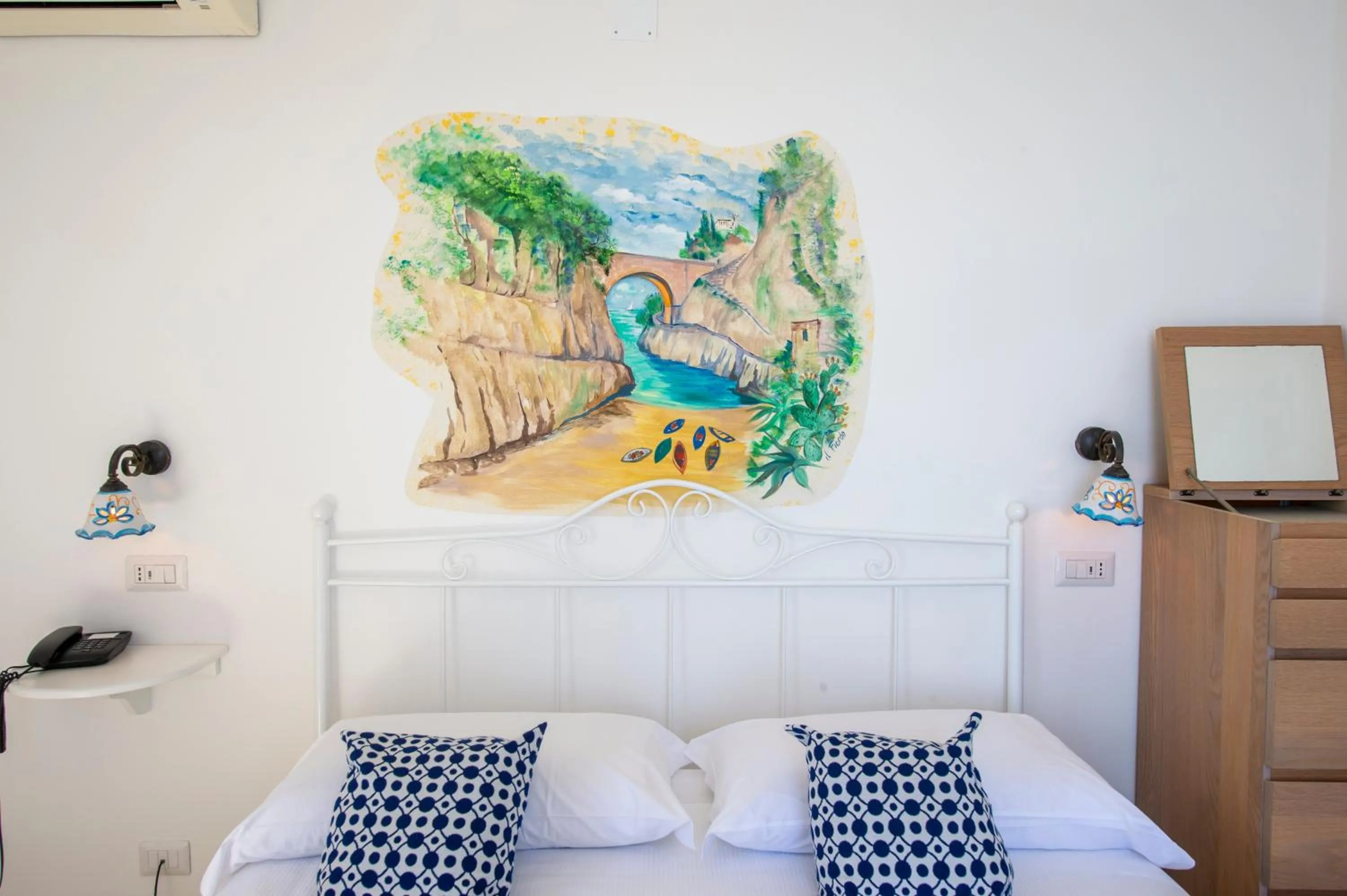 Bed in Hotel Costa Diva