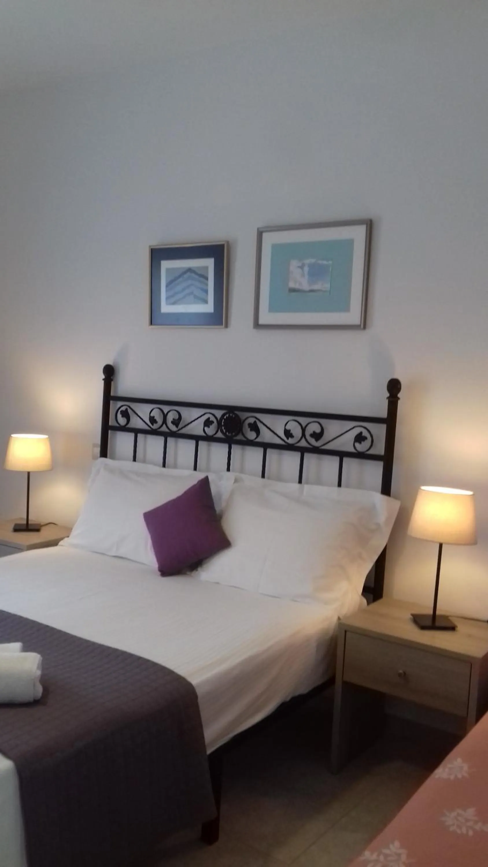 Bedroom, Bed in Aegean Blue Studios