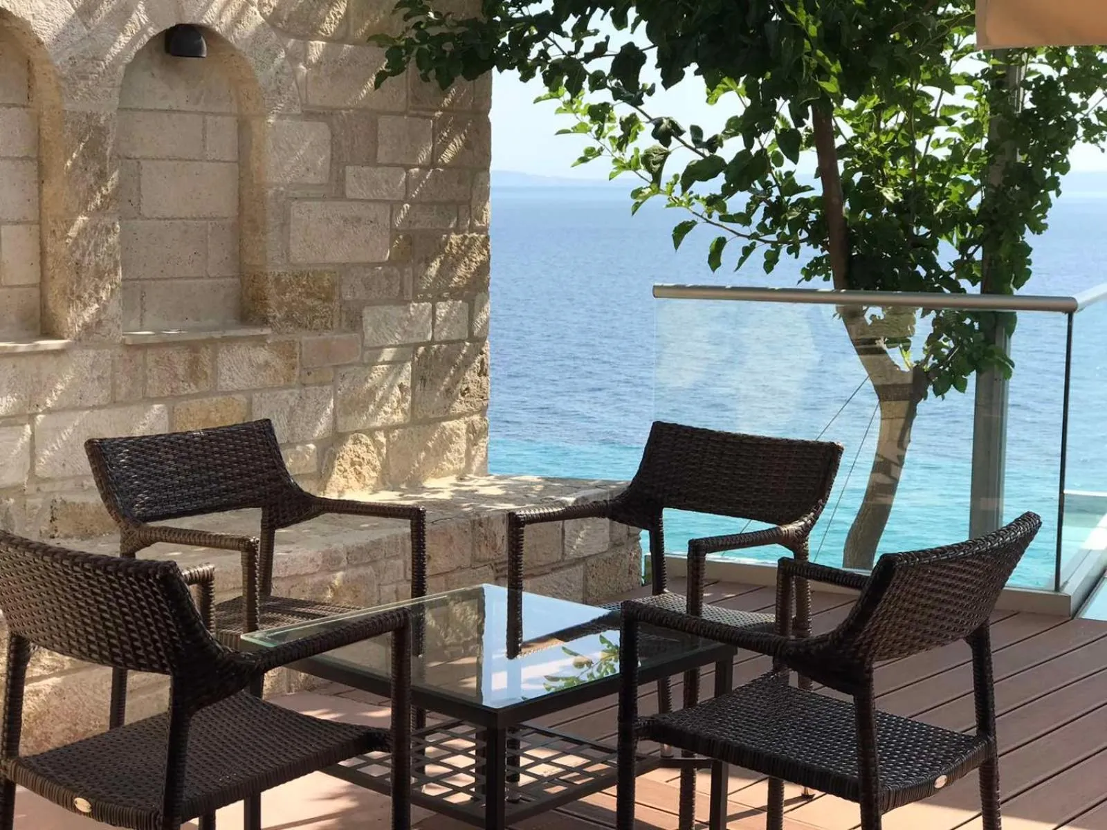 Lounge or bar in Aegean Blue Studios