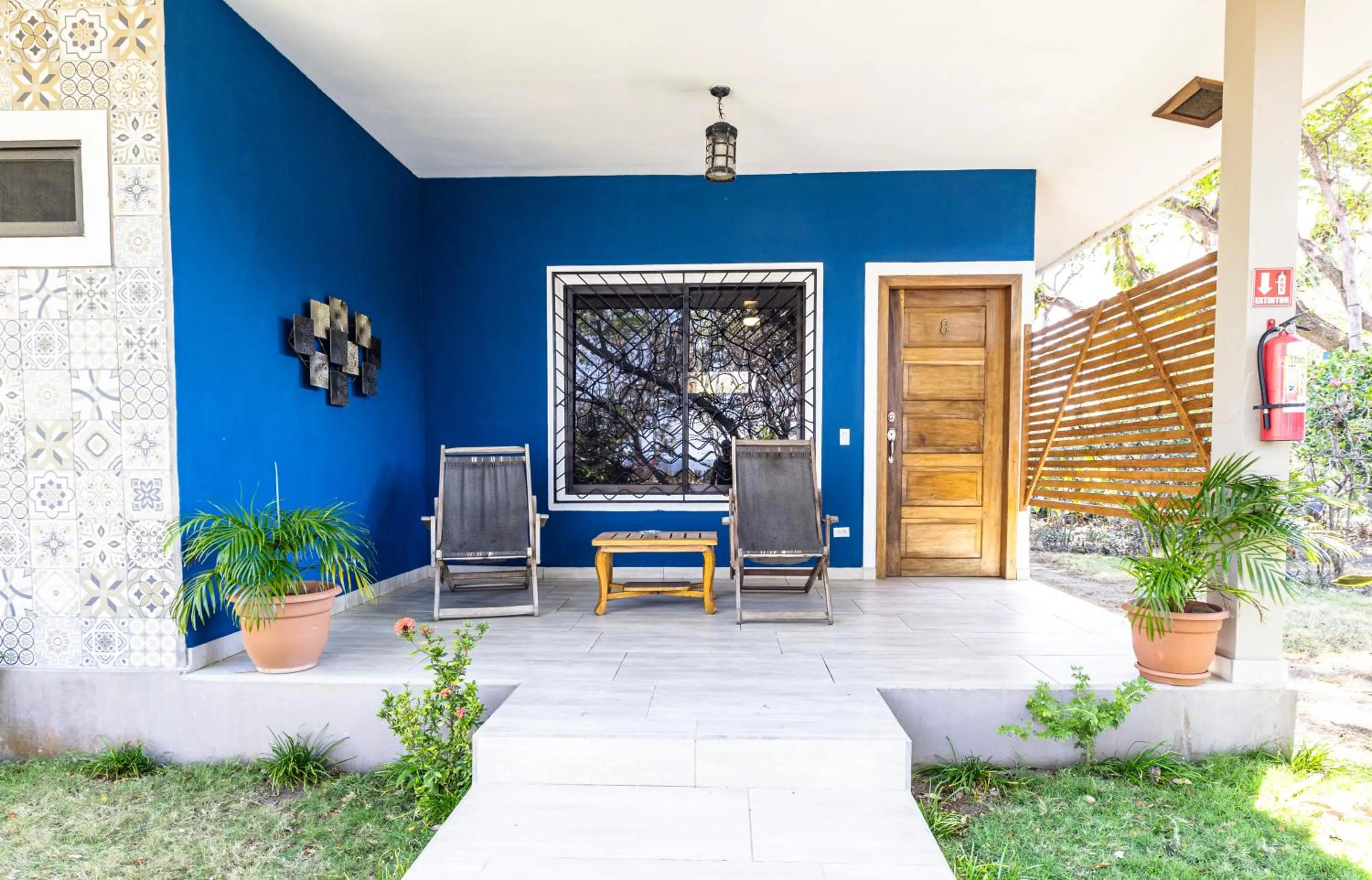 Patio in Xalli Beach Hotel