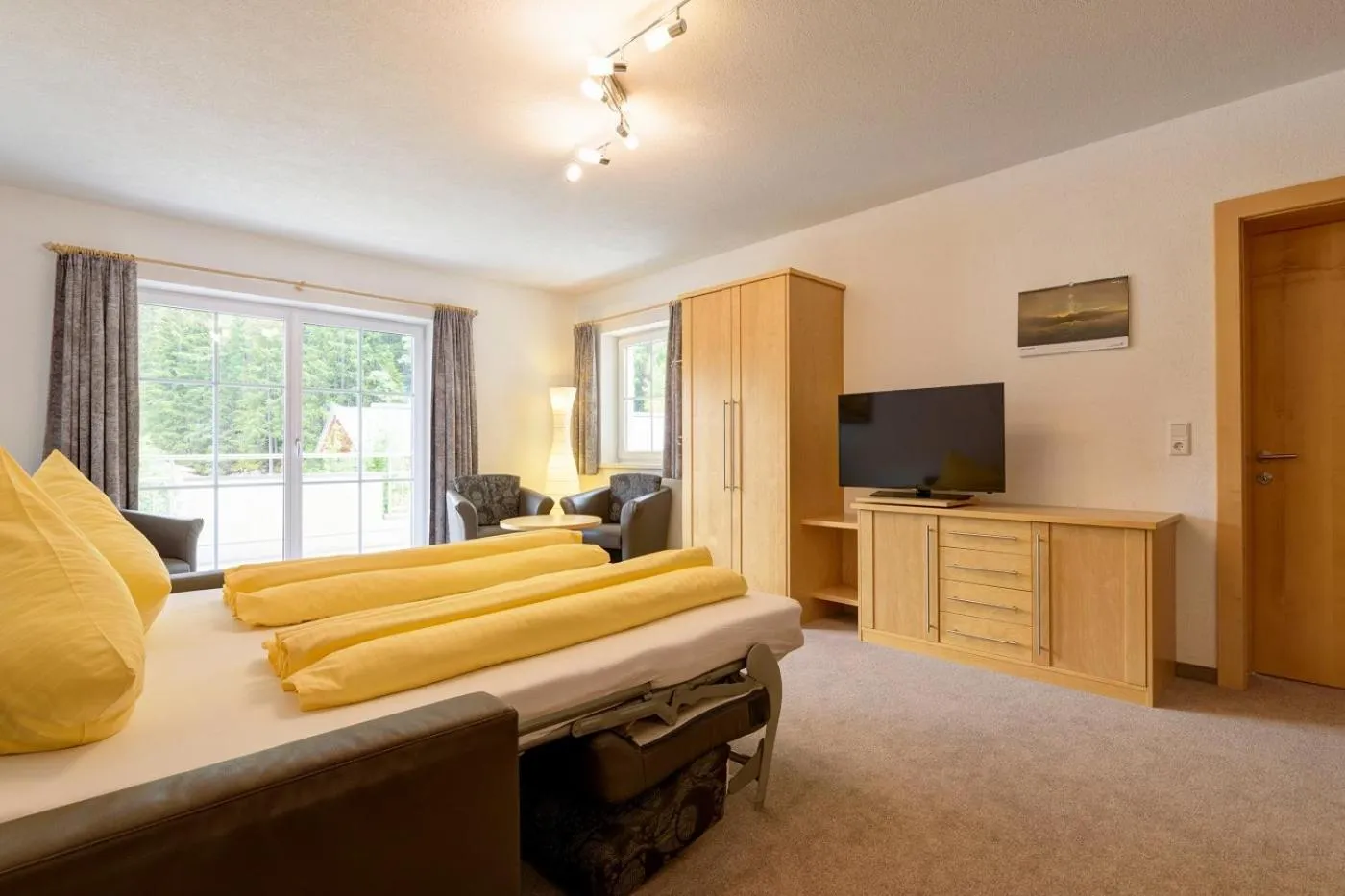 Living room, Bed in Apart La Vita