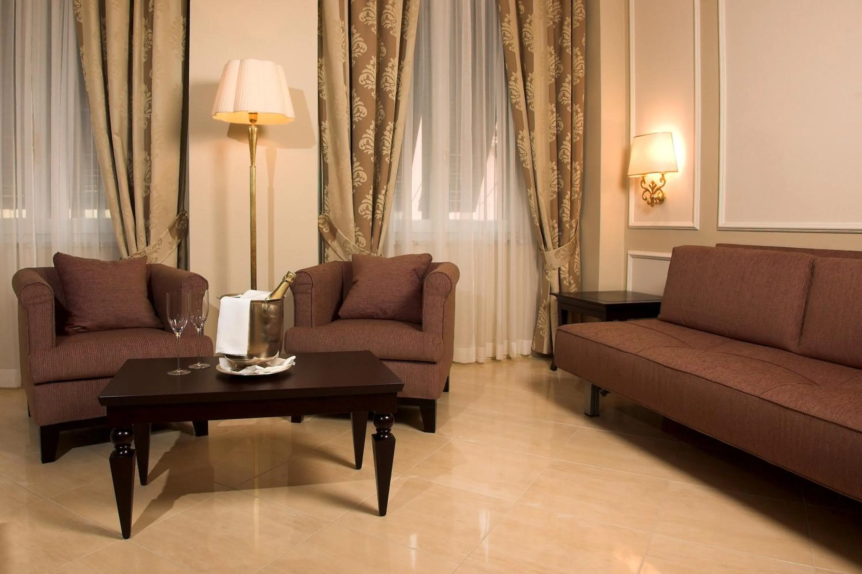 Bed in Hotel Miramare & Spa