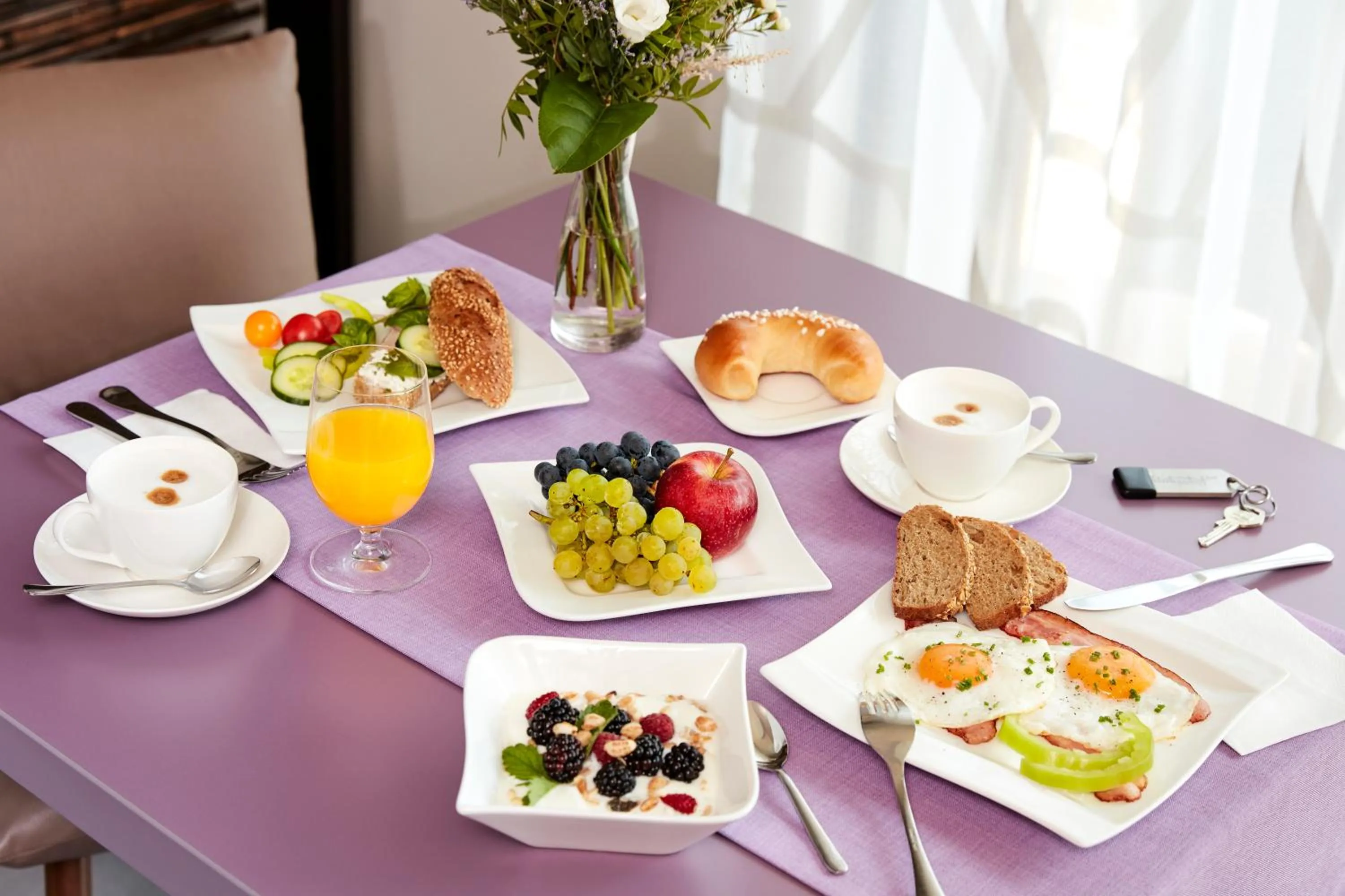 Buffet breakfast in Hotel Birkenhof